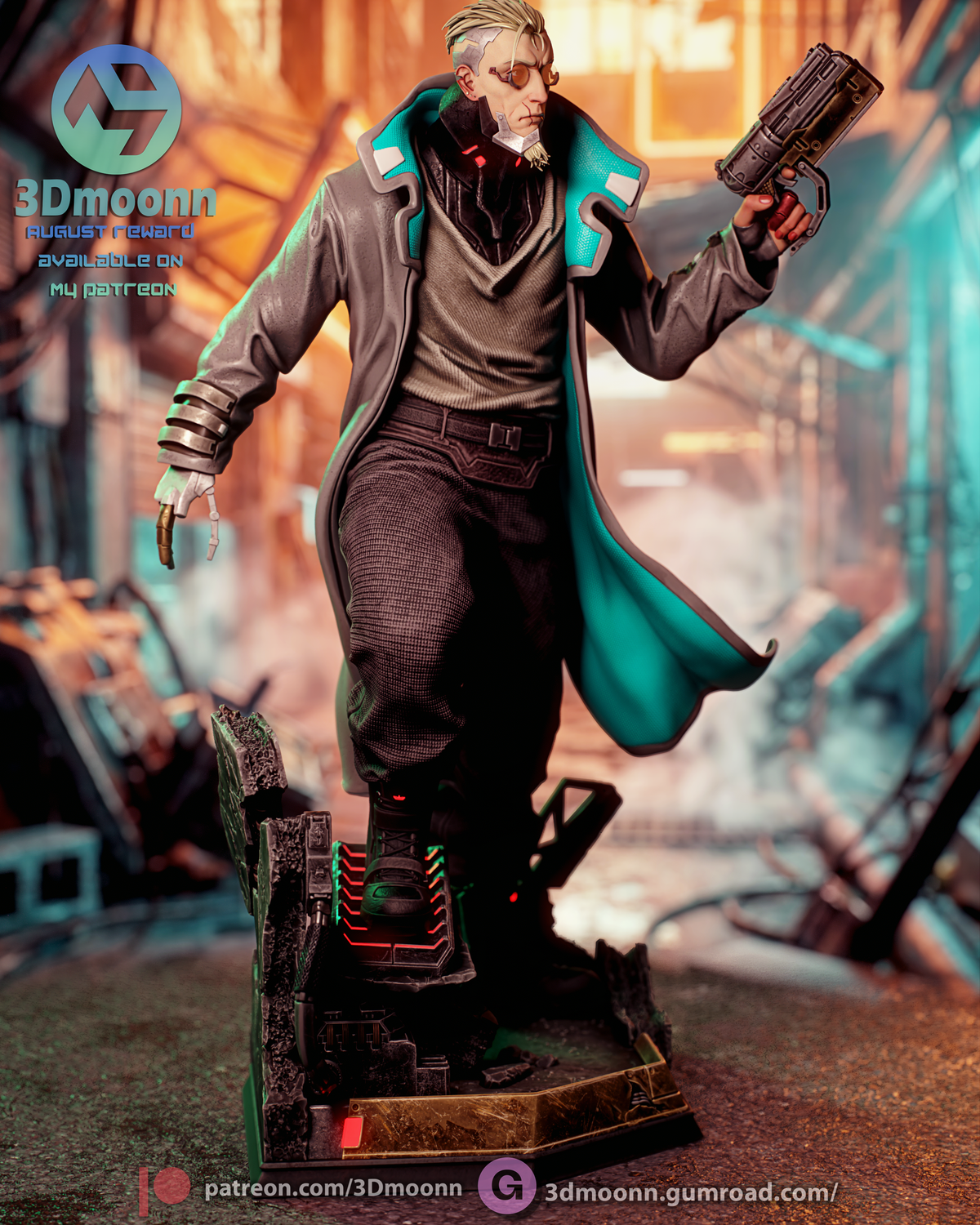 Cybernetic Tanker resin garage kit - product image by 3DMoonn
