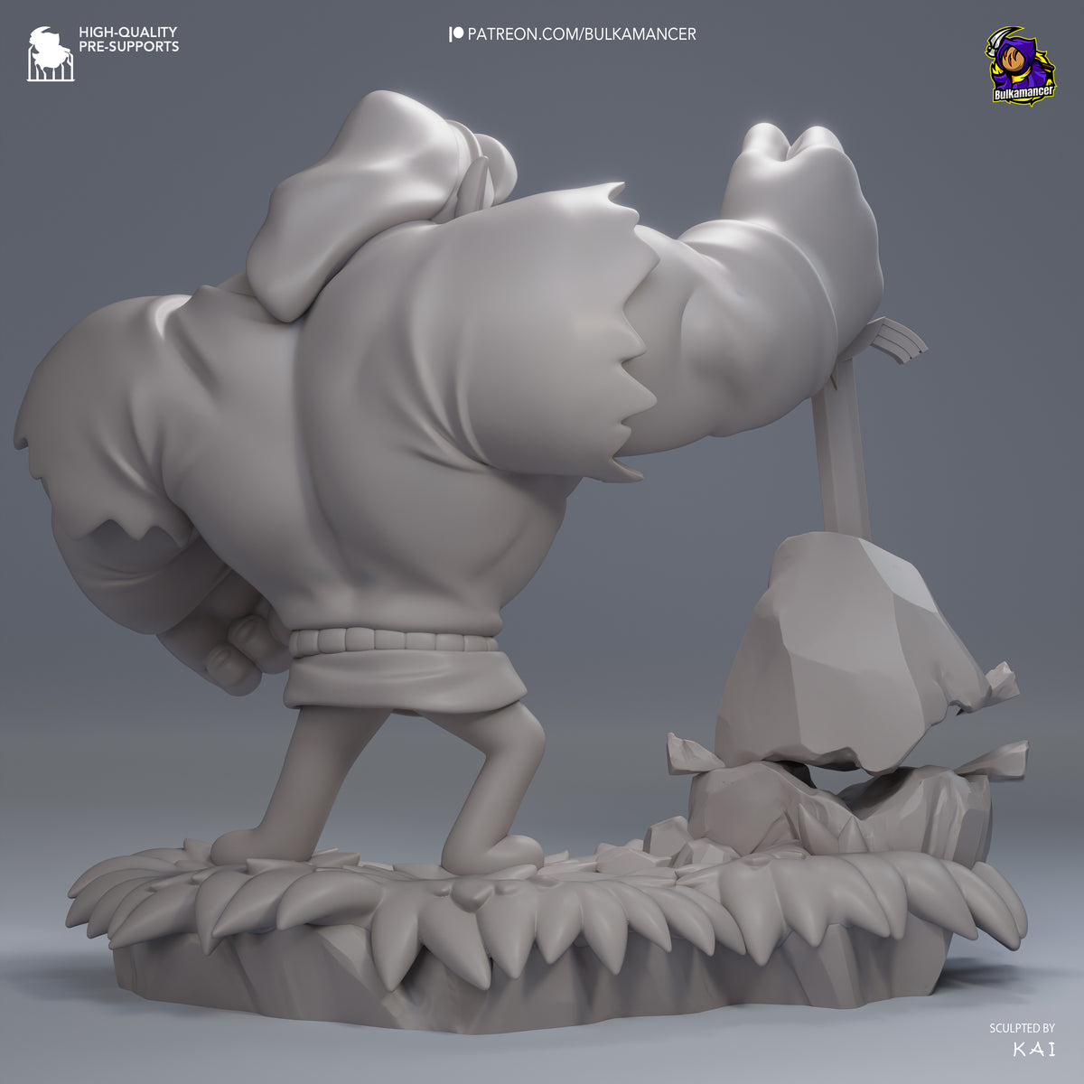 Bulky Adventurer resin garage kit - product image by Bulkamancer Sculpts