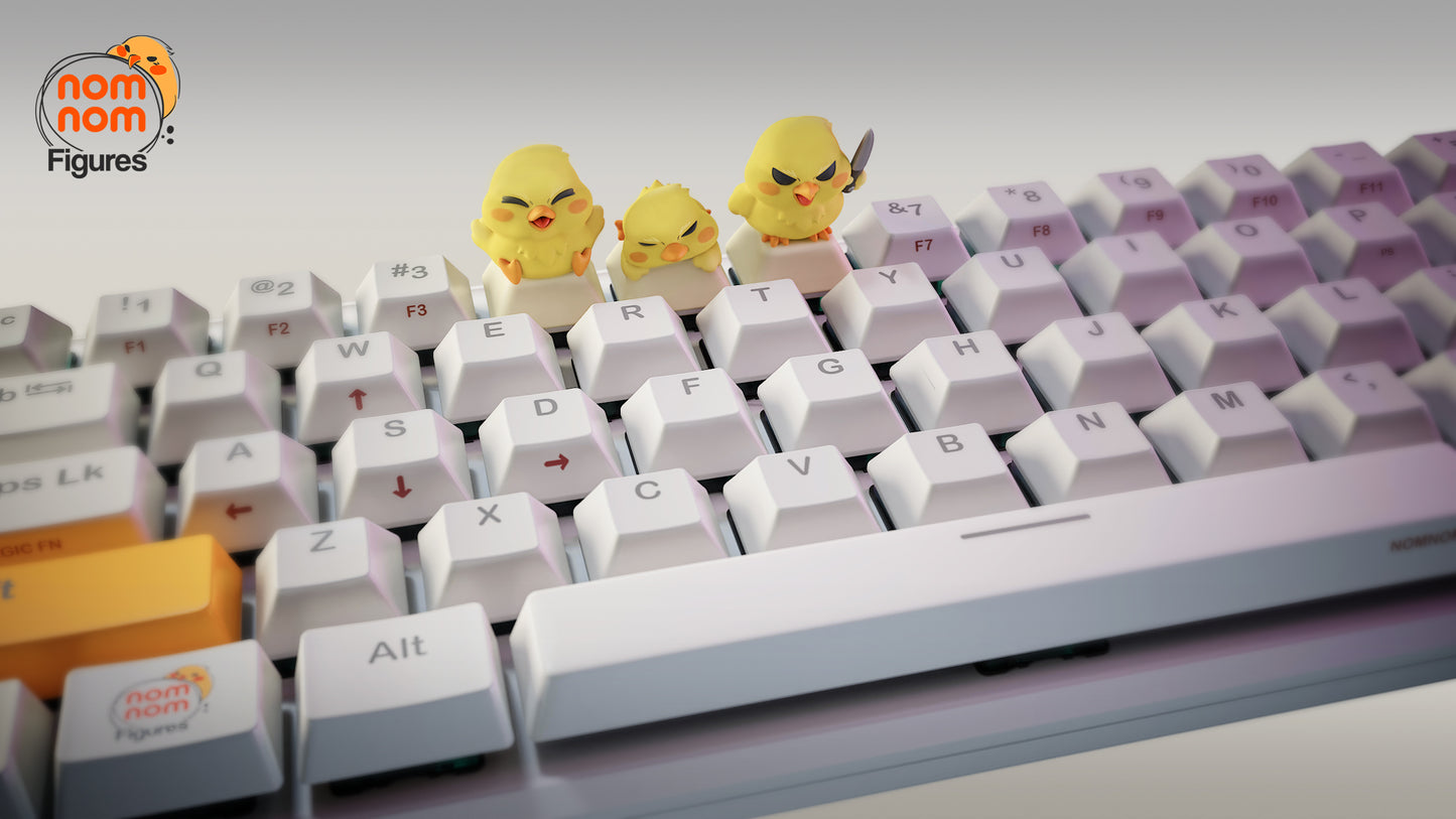 Nom Nom Bird Key Caps