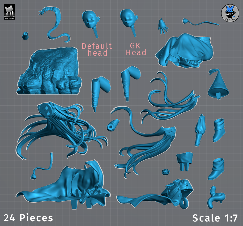 Pointed-Hat Student resin garage kit - product image by Neko Figurines