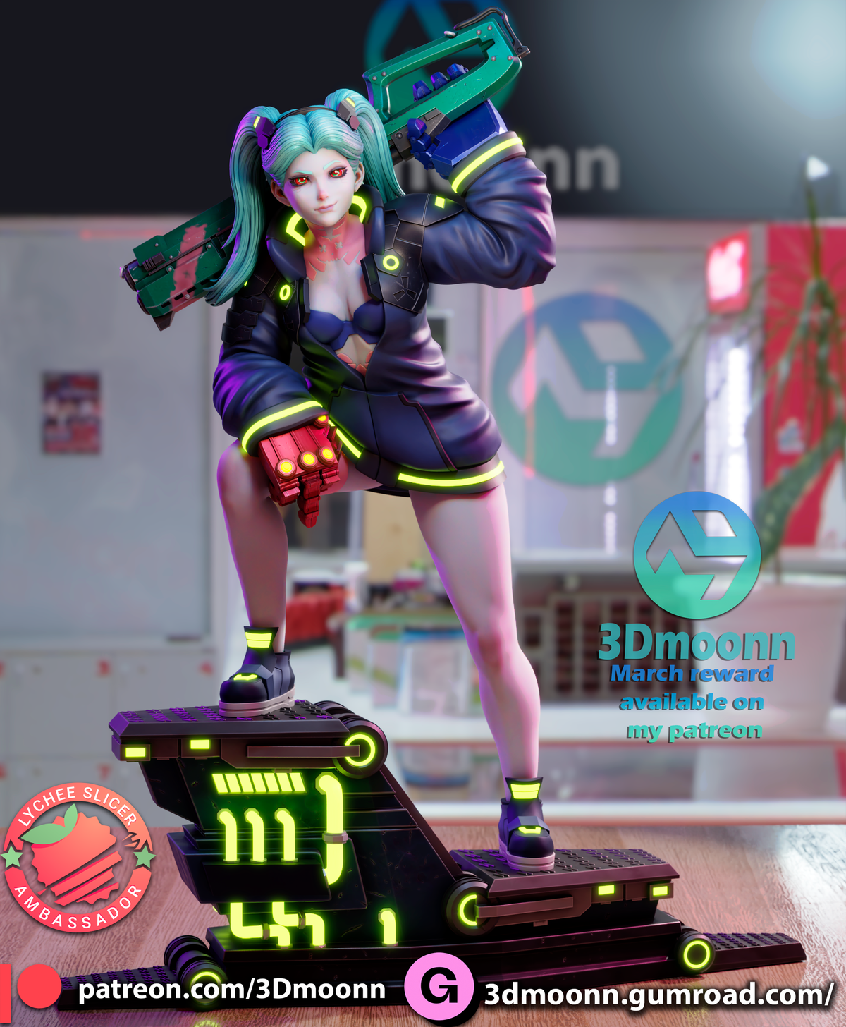 Cybernetic Brawler resin garage kit - product image by 3DMoonn