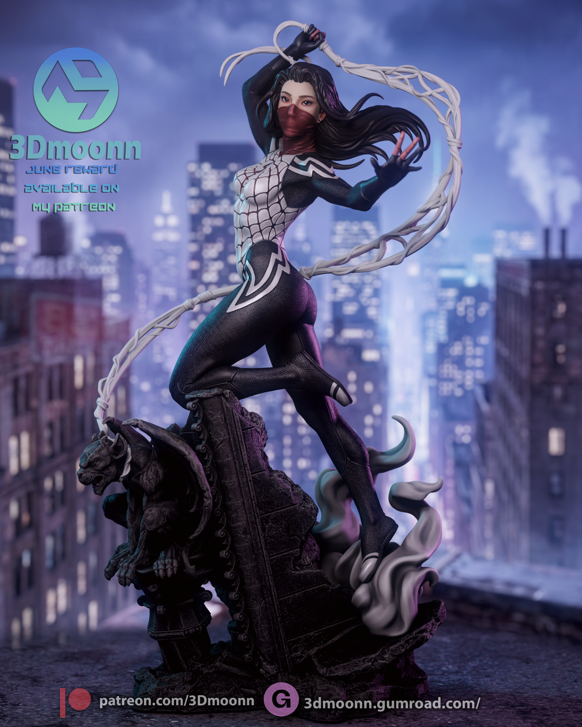 Silk Arachnid resin garage kit - product image by 3DMoonn