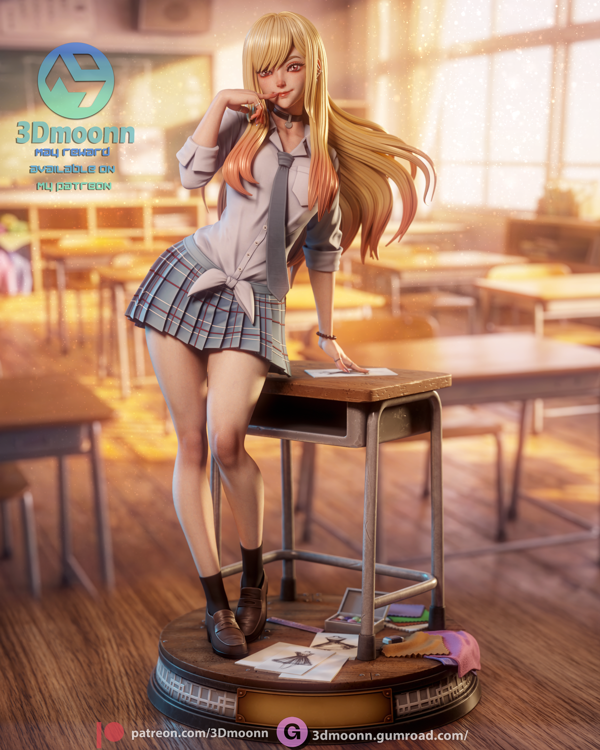 Cosplay Enthusiast resin garage kit - product image by 3DMoonn