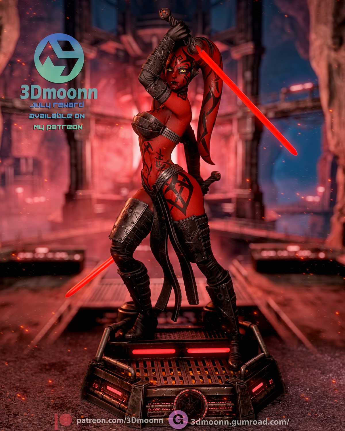 Twilek Shadow Lord resin garage kit - product image by 3DMoonn