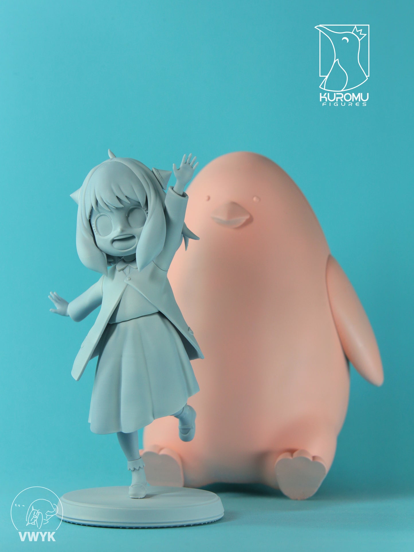 Psychic Girl & Penguin Friend