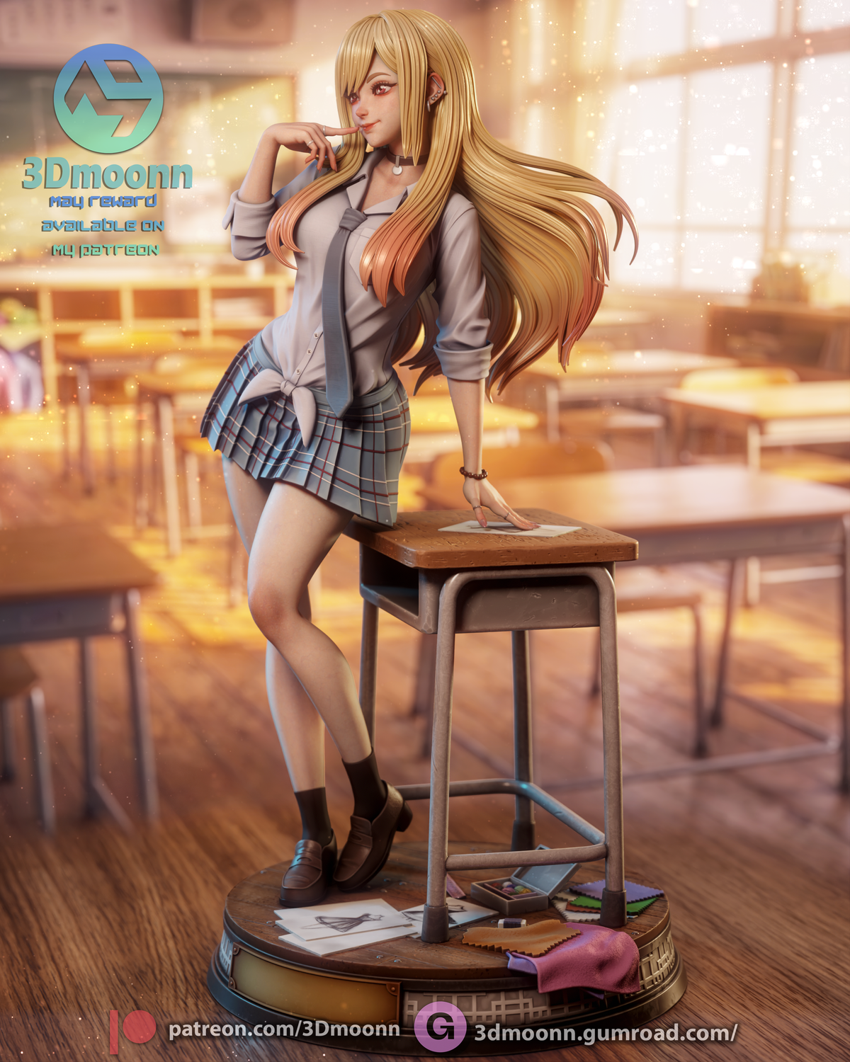 Cosplay Enthusiast resin garage kit - product image by 3DMoonn