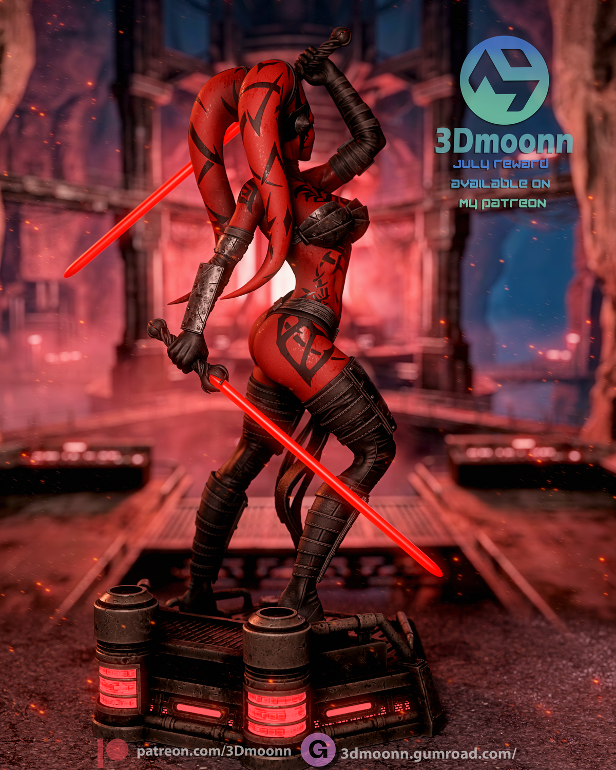 Twilek Shadow Lord resin garage kit - product image by 3DMoonn