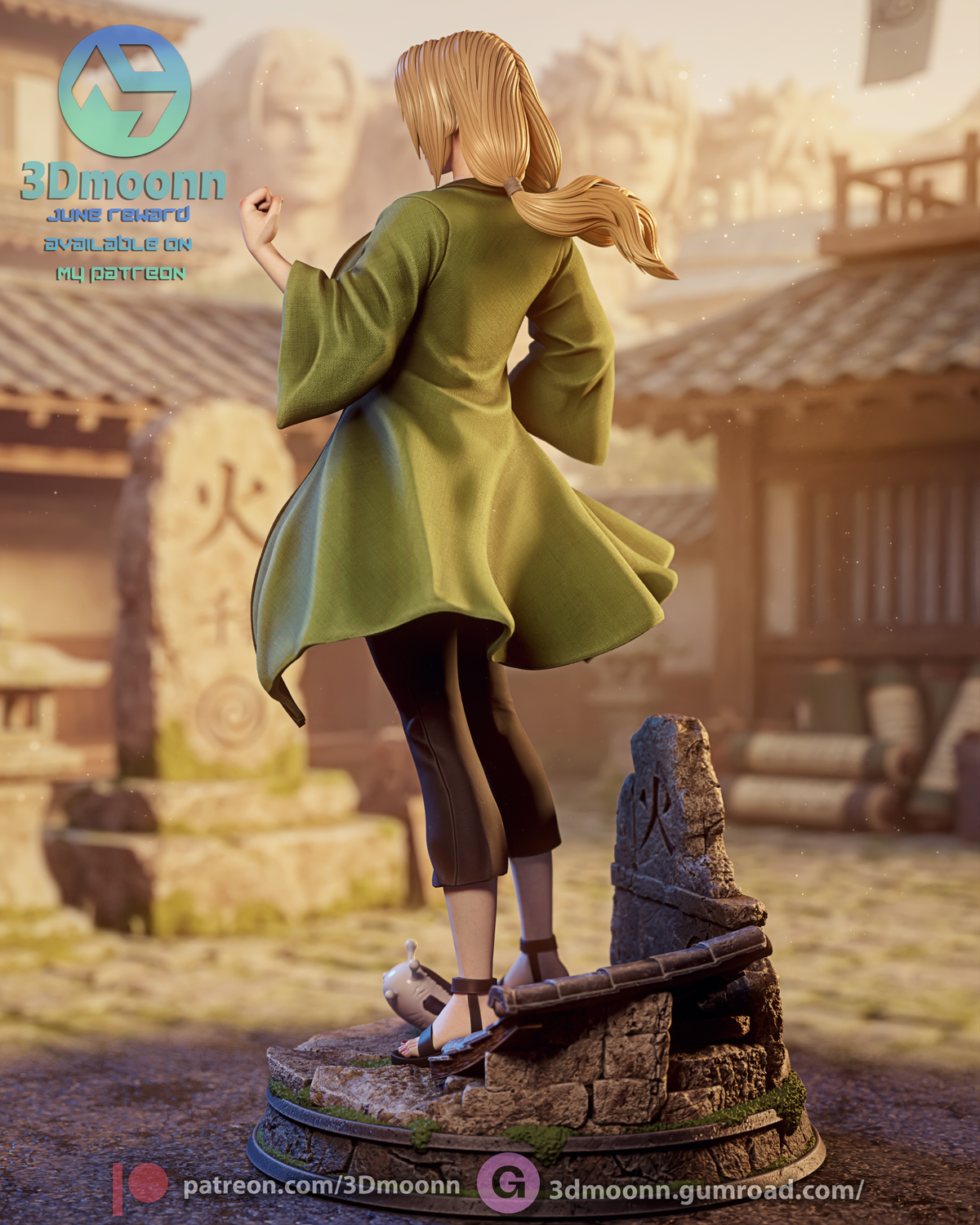 Ninja Leader resin garage kit - product image by 3DMoonn