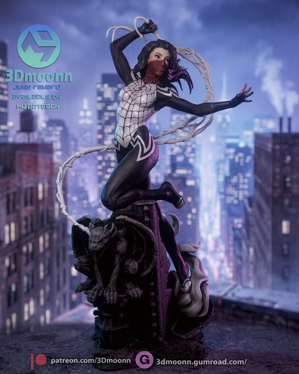 Silk Arachnid resin garage kit - product image by 3DMoonn