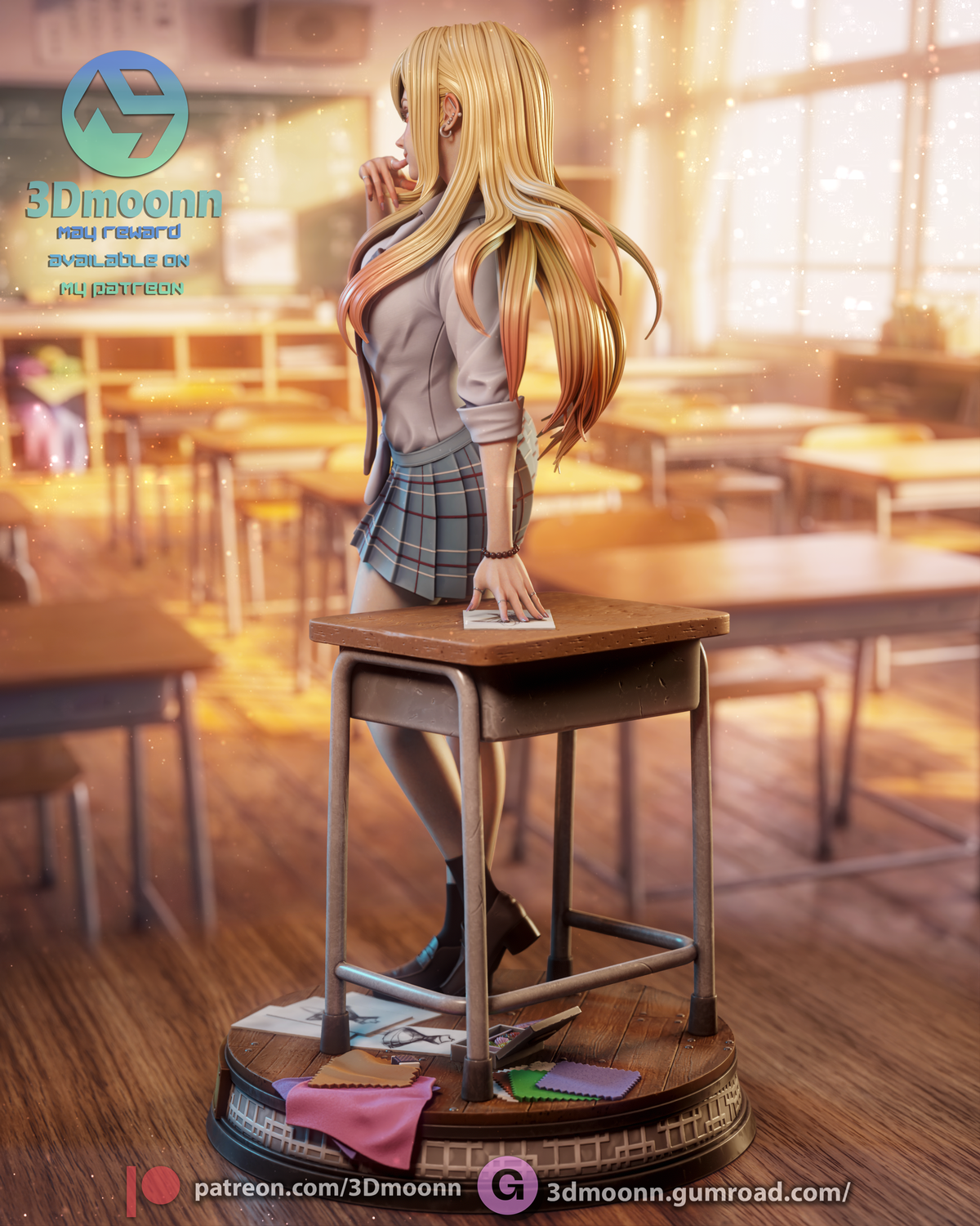 Cosplay Enthusiast resin garage kit - product image by 3DMoonn