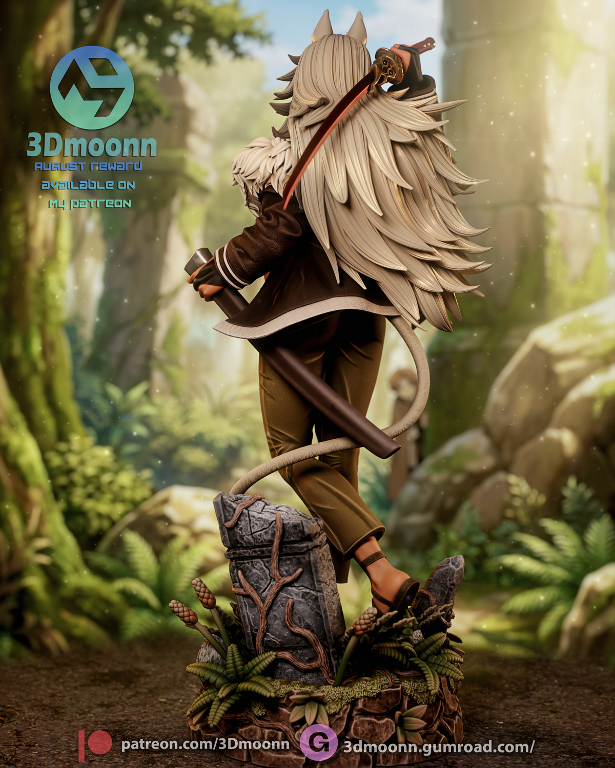 Sword King resin garage kit - product image by 3DMoonn