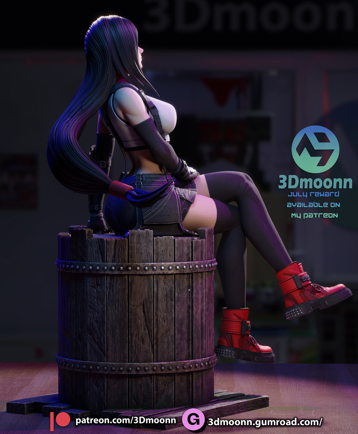 Ferocious Fistfighter resin garage kit - product image by 3DMoonn