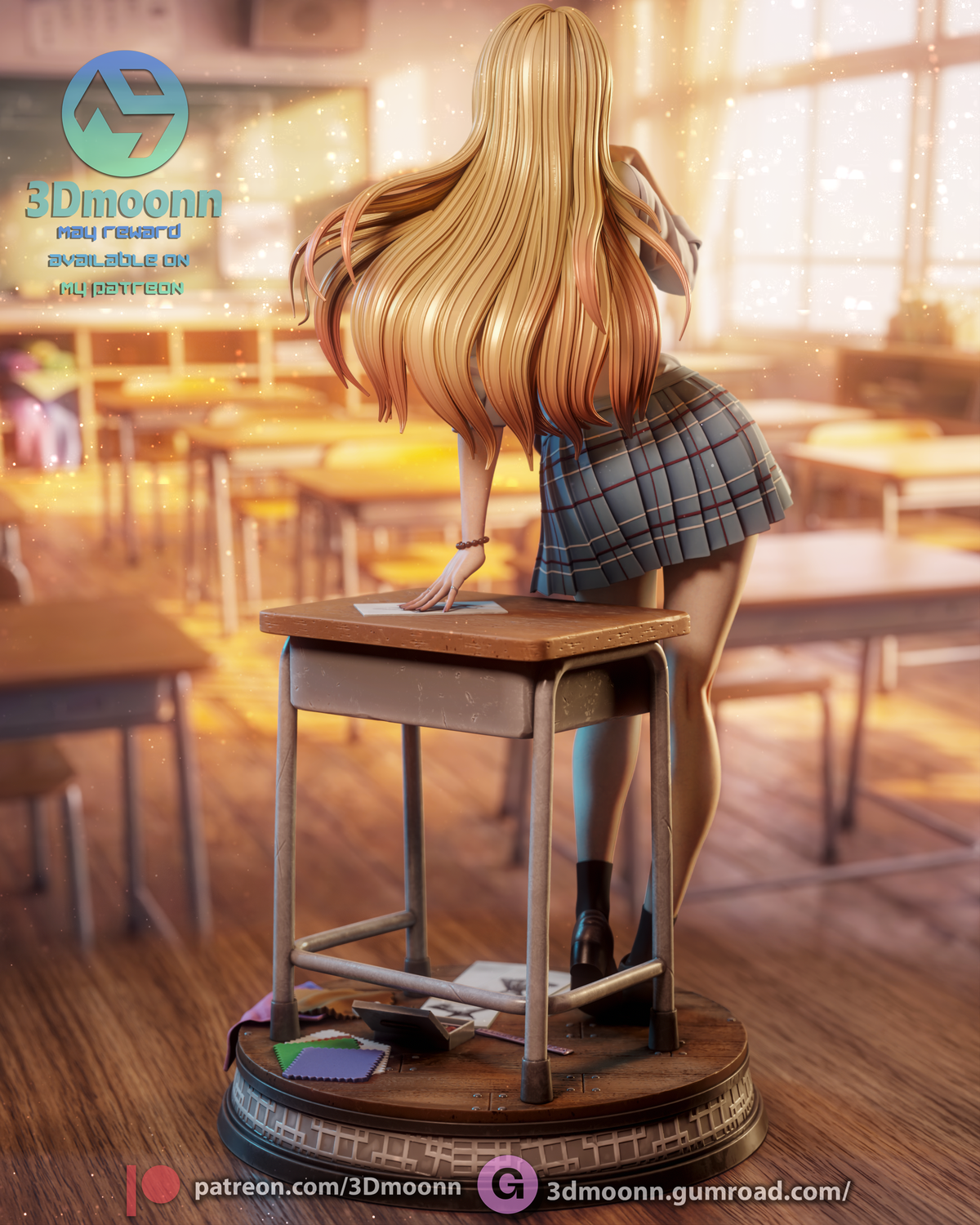 Cosplay Enthusiast resin garage kit - product image by 3DMoonn