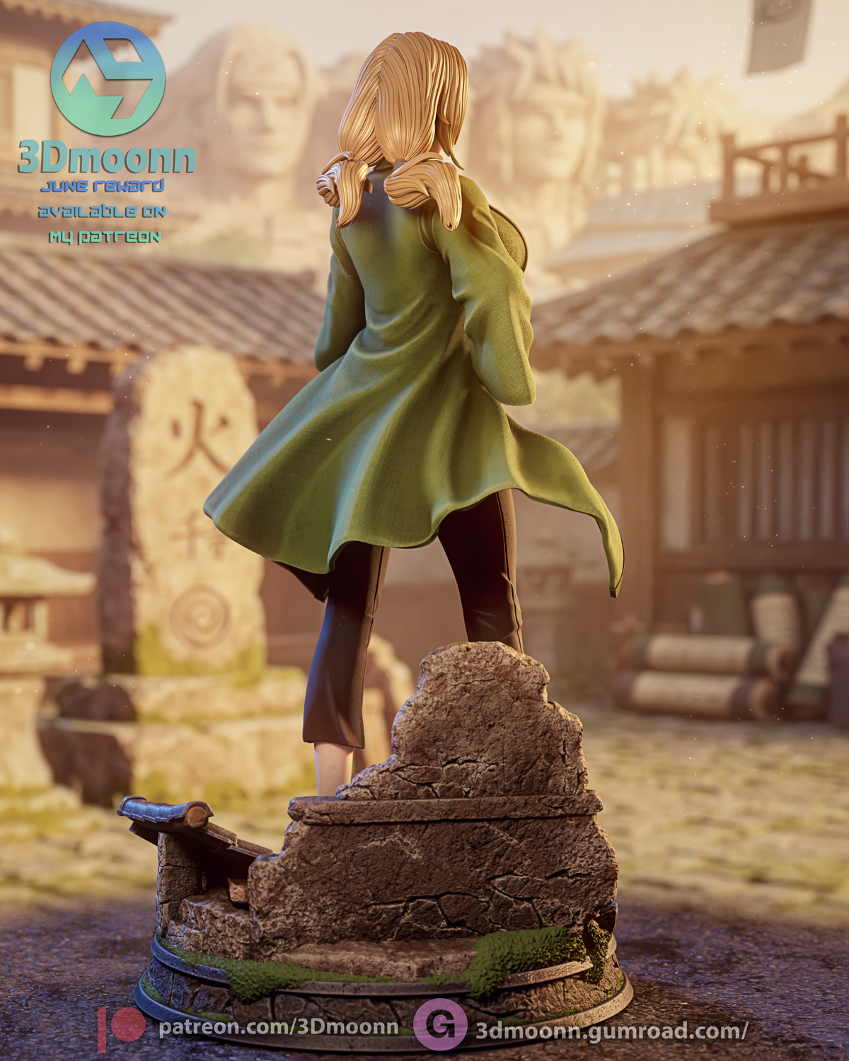 Ninja Leader resin garage kit - product image by 3DMoonn