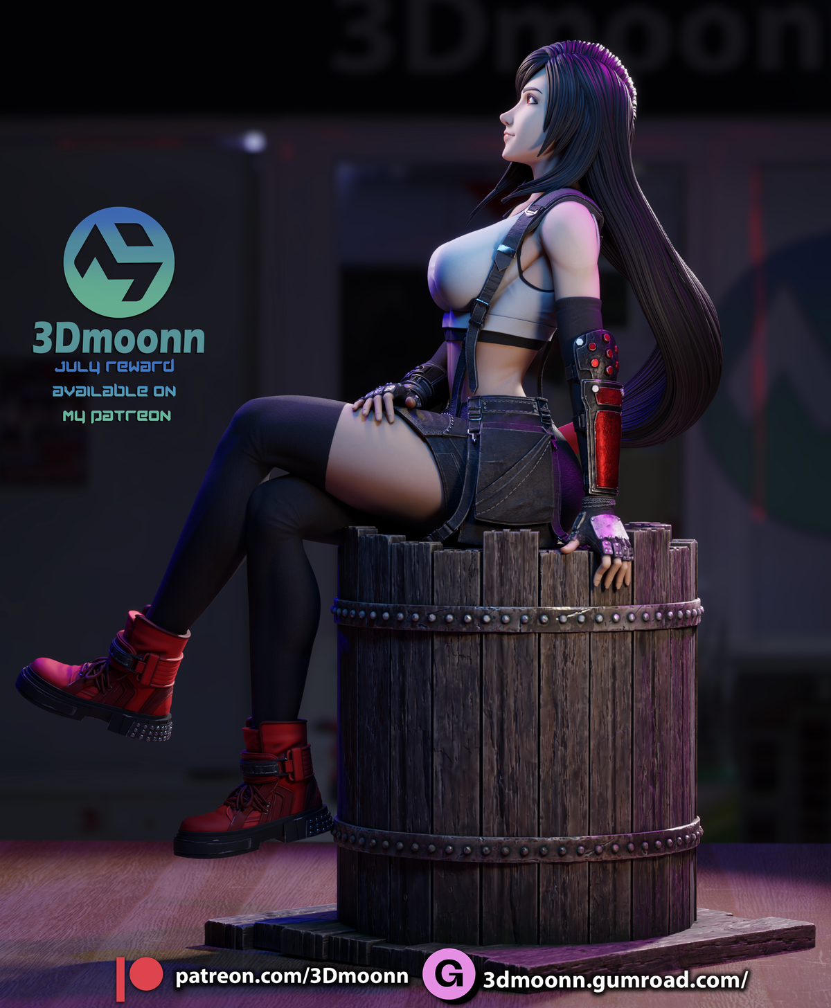 Ferocious Fistfighter resin garage kit - product image by 3DMoonn