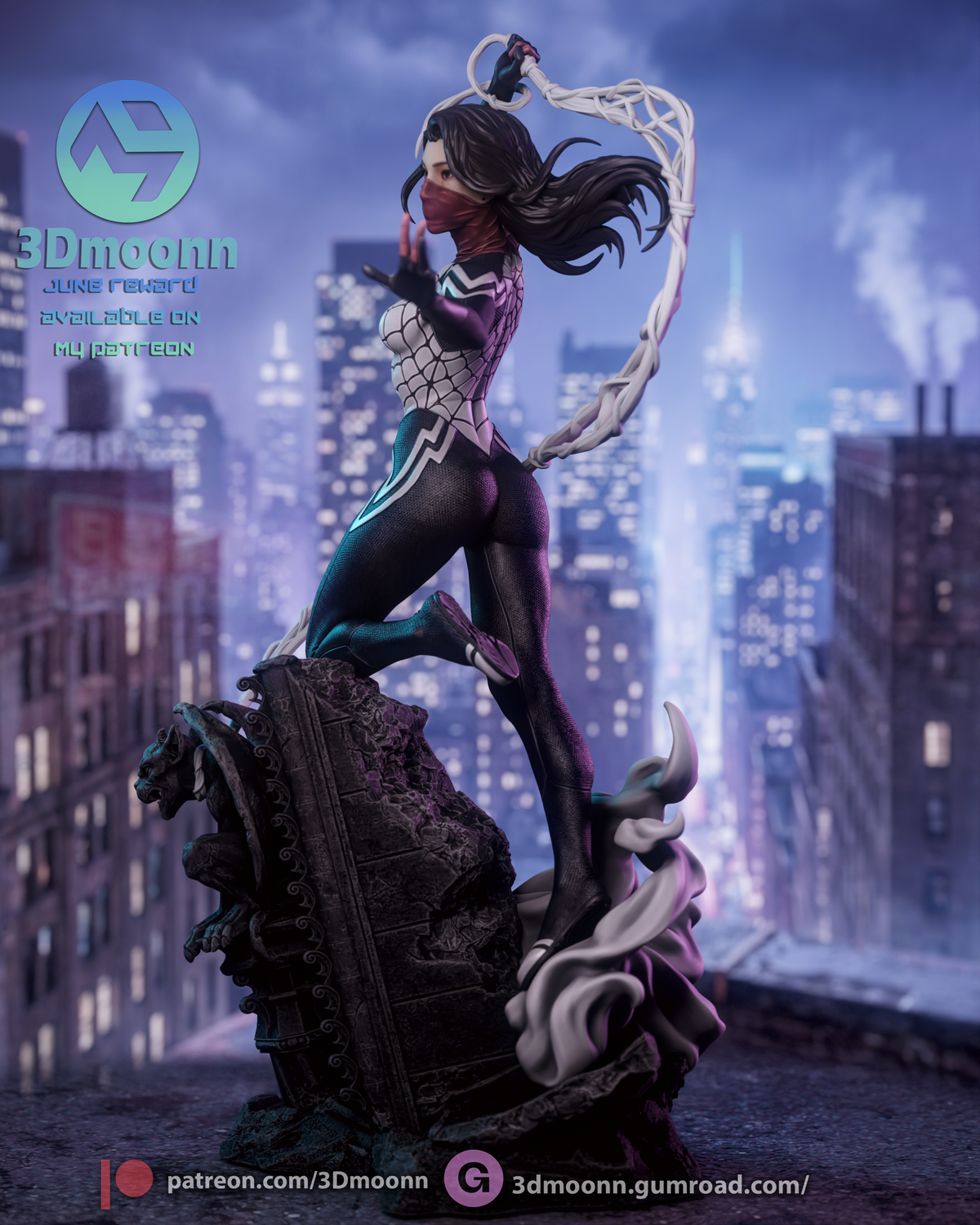 Silk Arachnid resin garage kit - product image by 3DMoonn
