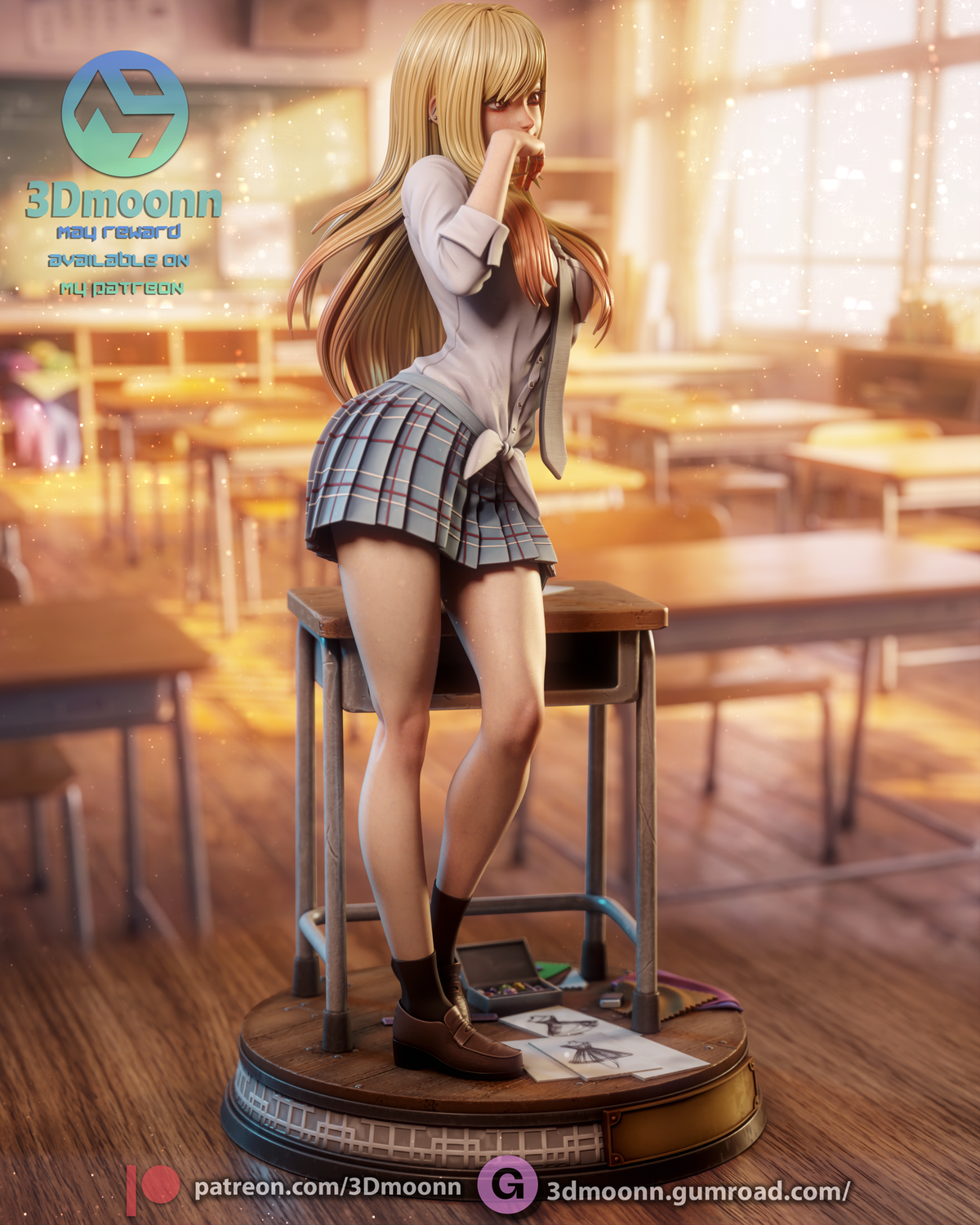 Cosplay Enthusiast resin garage kit - product image by 3DMoonn