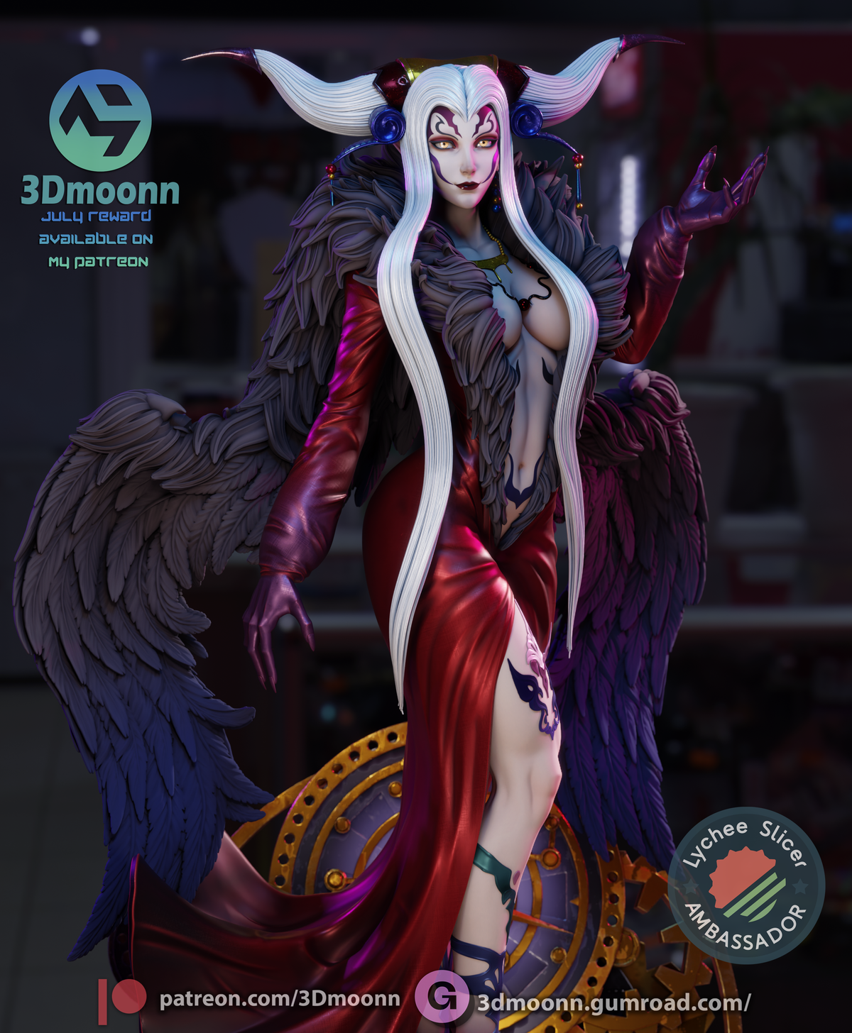 Chrono-Sorceress resin garage kit - product image by 3DMoonn