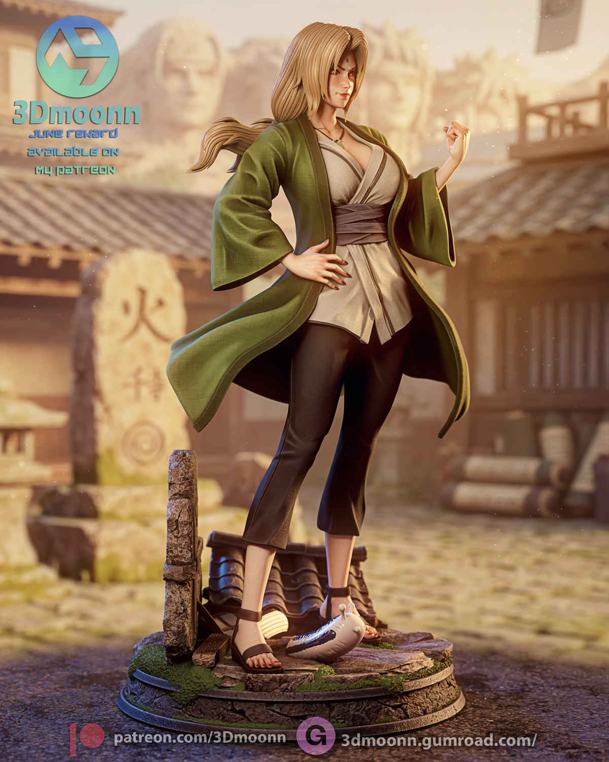Ninja Leader resin garage kit - product image by 3DMoonn