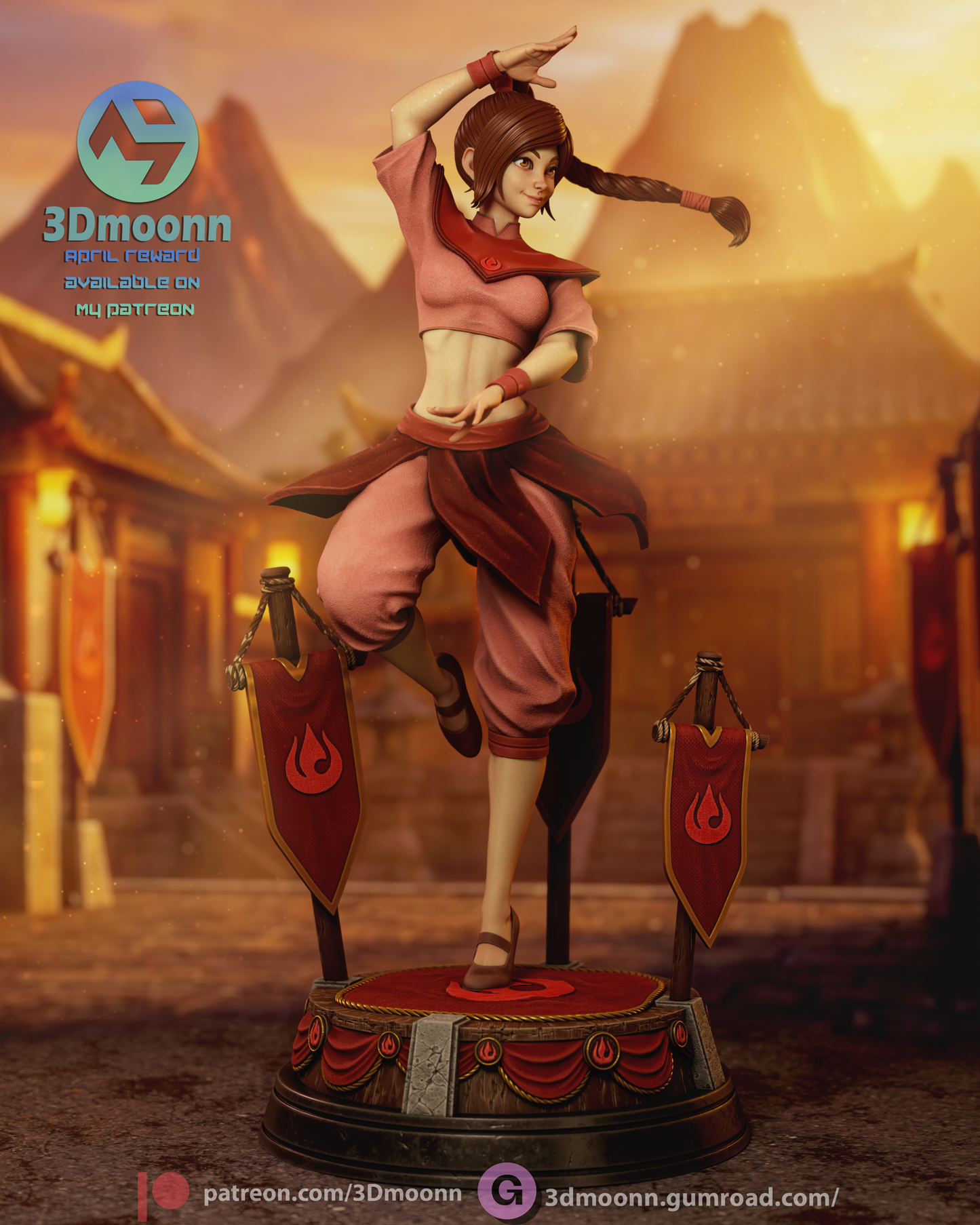 Blazing Martial Artist