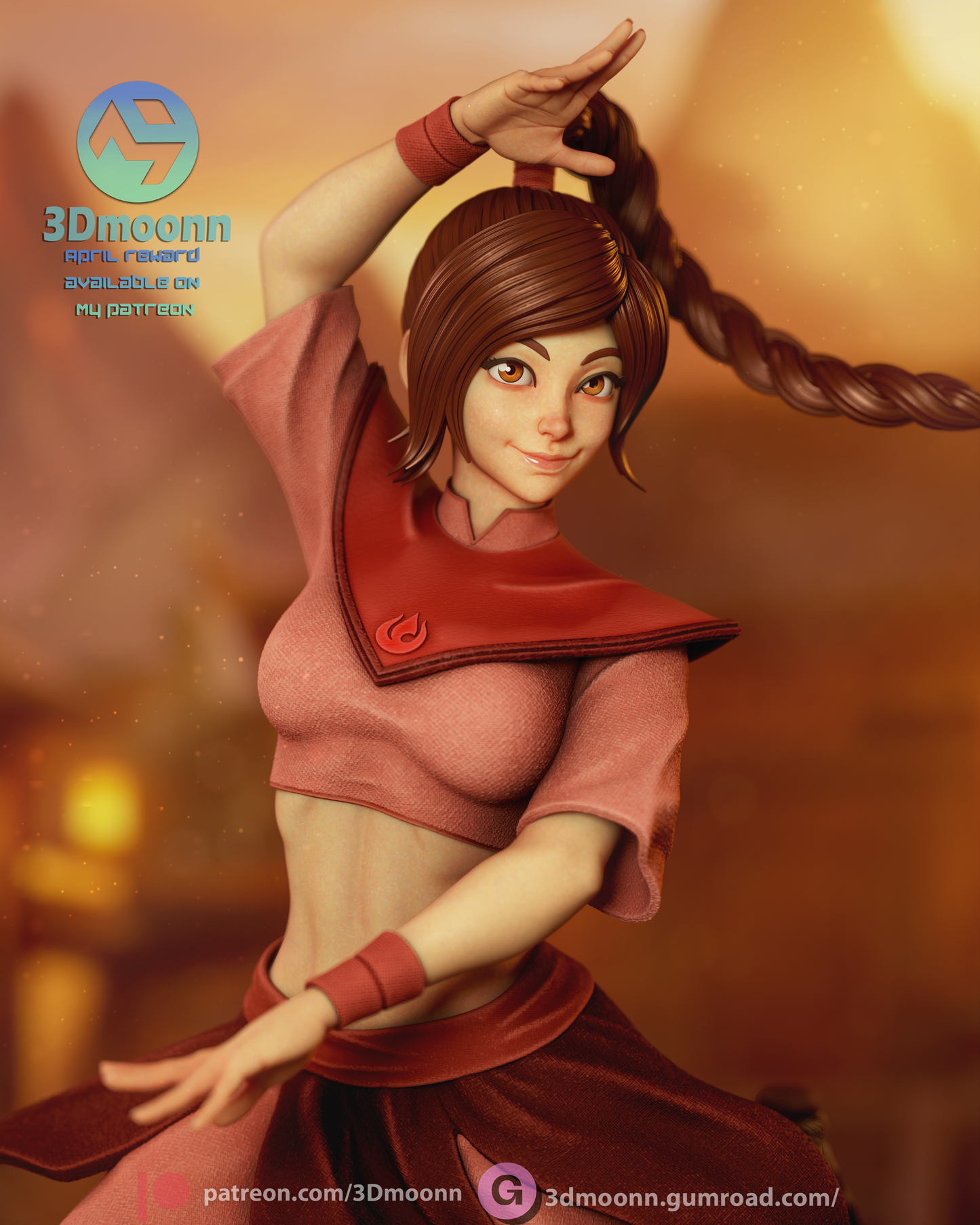 Blazing Martial Artist
