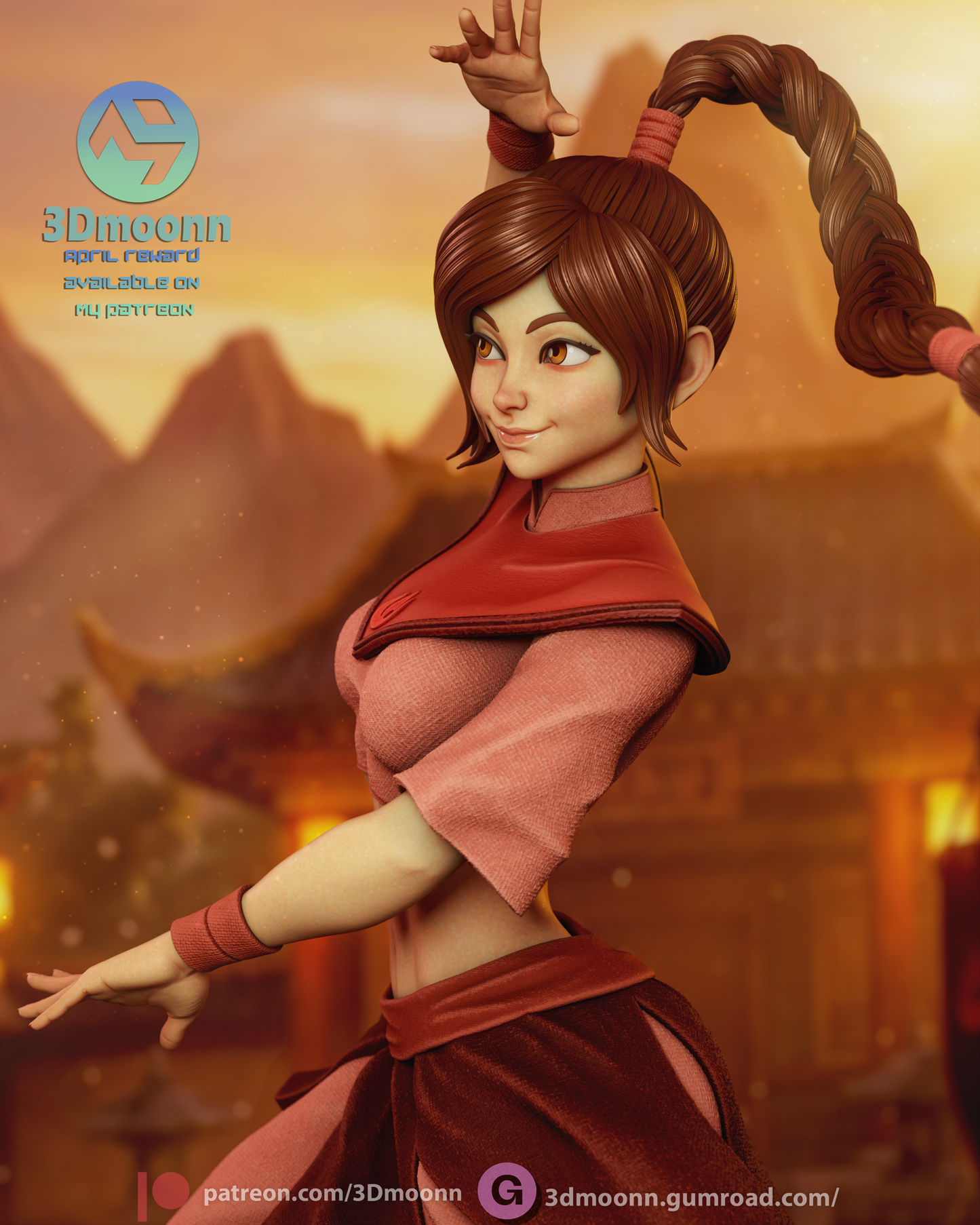 Blazing Martial Artist