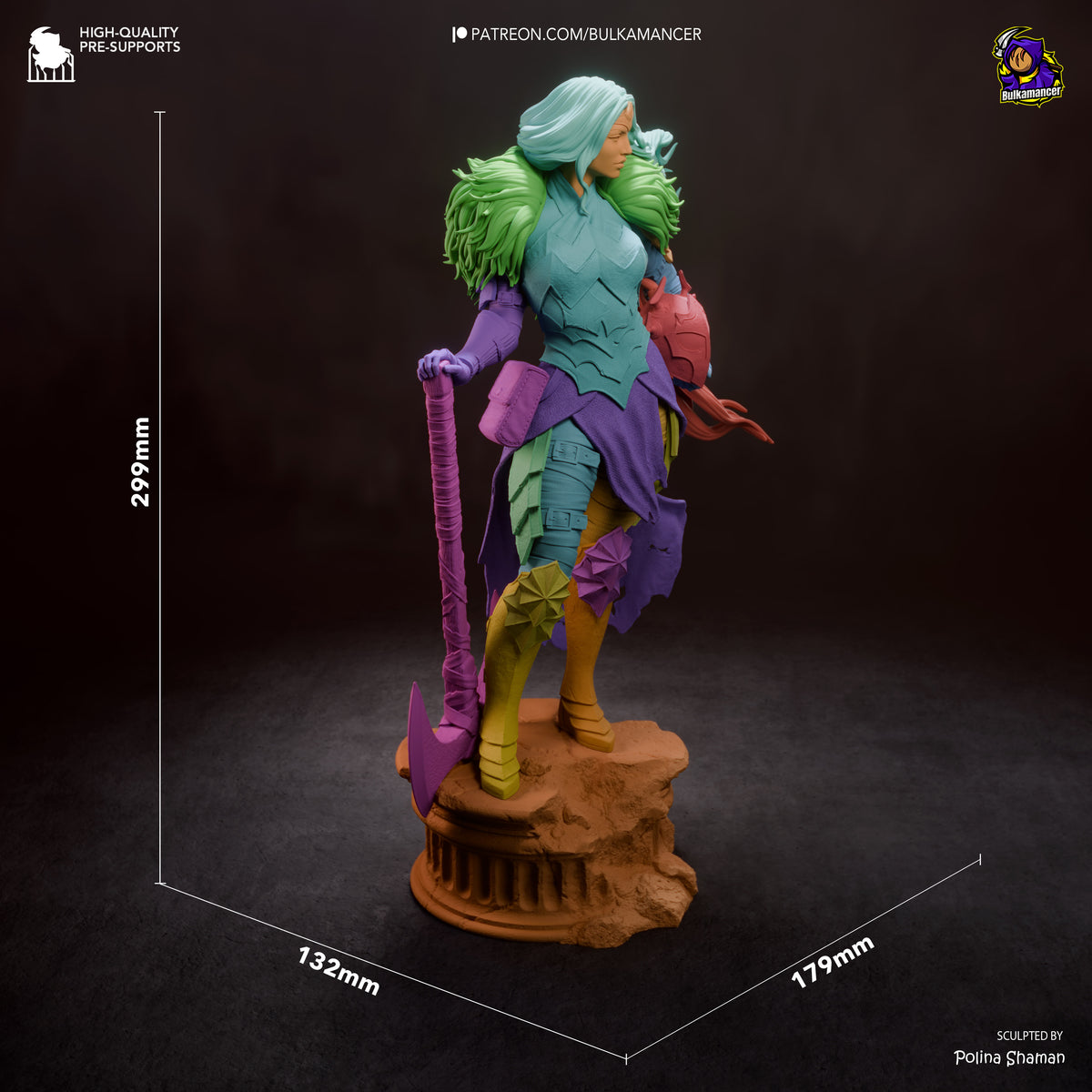 Superhuman Valkyrie resin garage kit - product image by Bulkamancer Sculpts