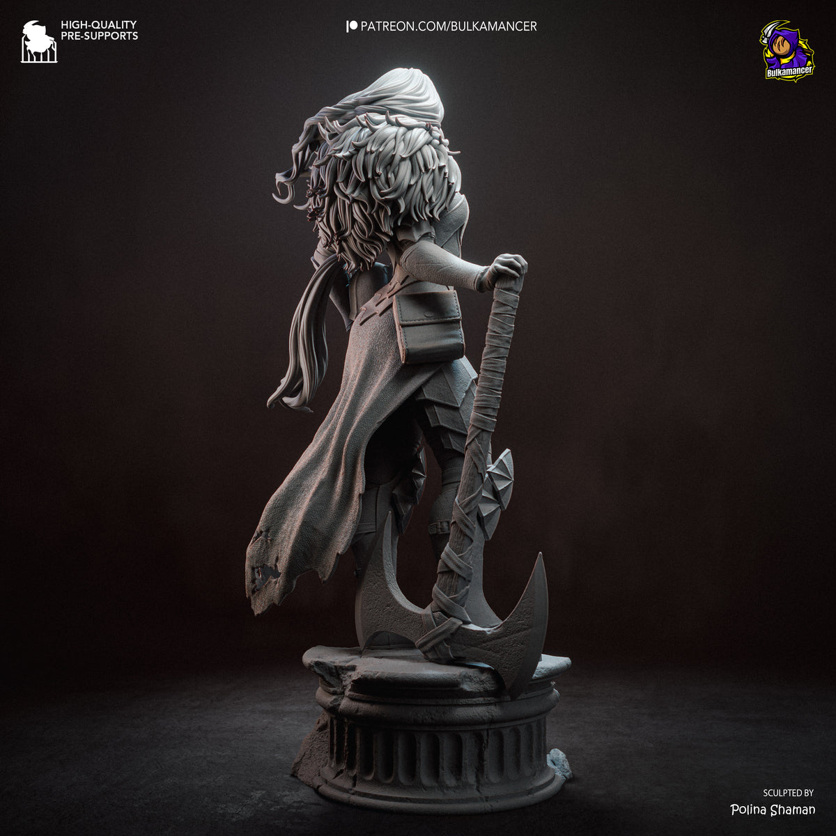 Superhuman Valkyrie resin garage kit - product image by Bulkamancer Sculpts