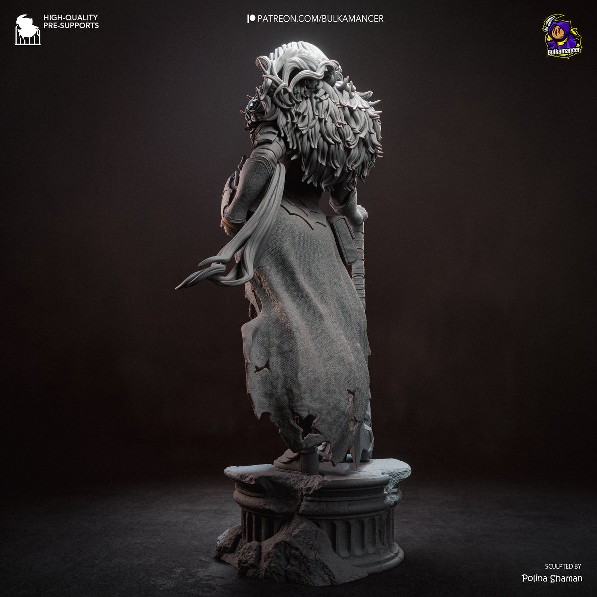 Superhuman Valkyrie resin garage kit - product image by Bulkamancer Sculpts