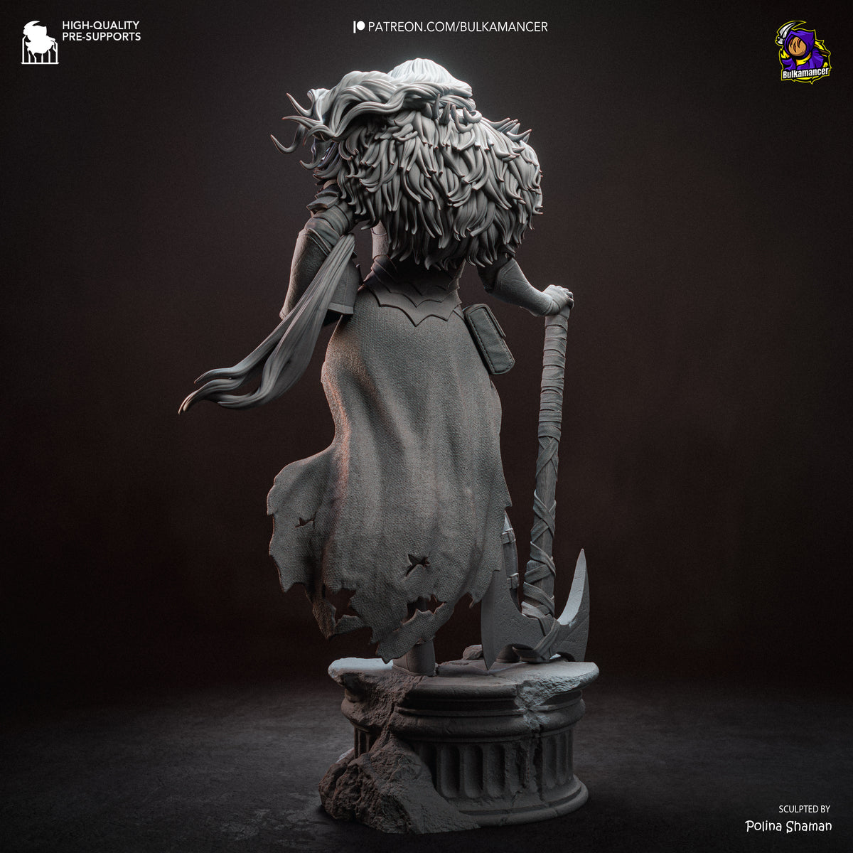 Superhuman Valkyrie resin garage kit - product image by Bulkamancer Sculpts