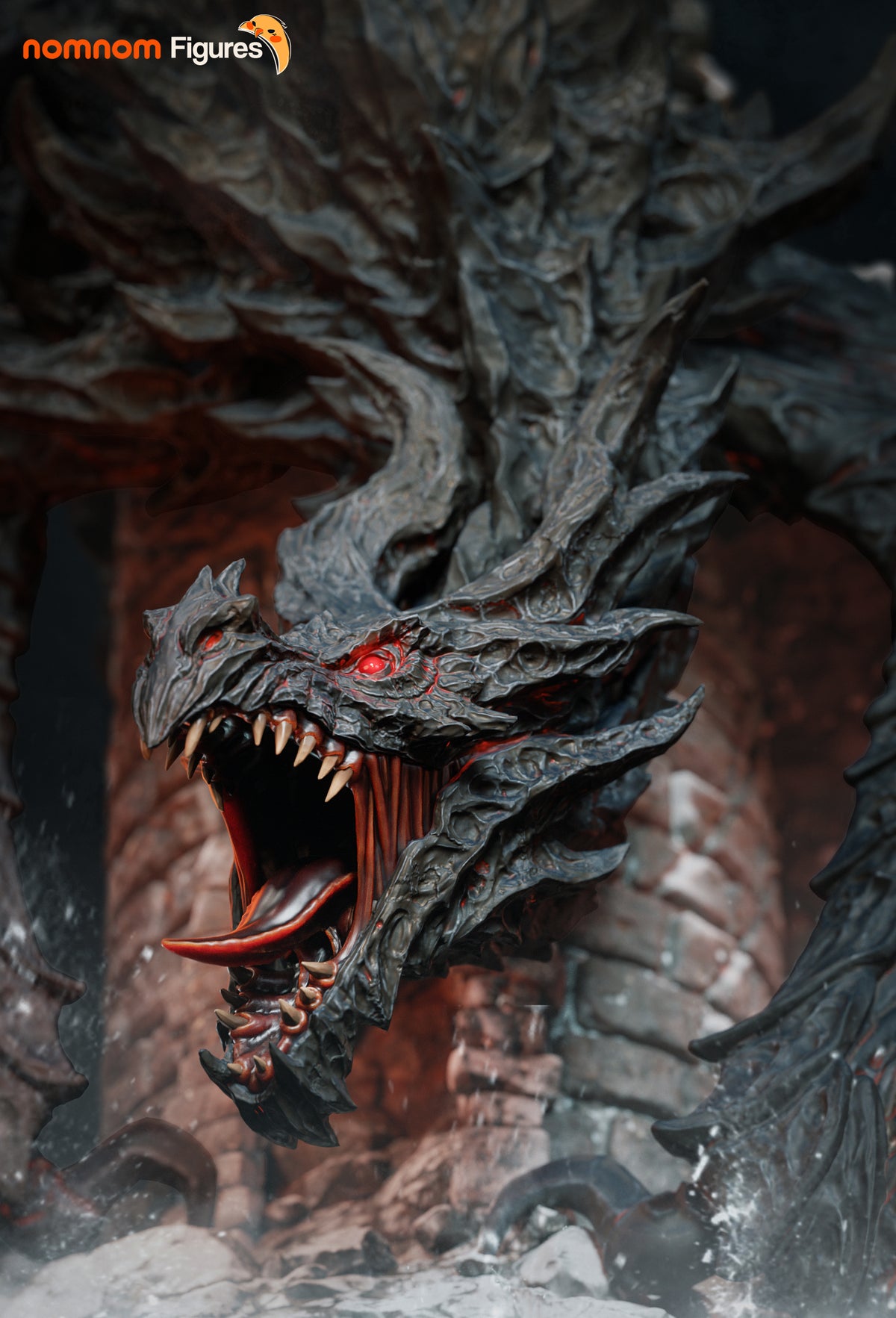 Ancient Dragon resin garage kit - product image by NomNom Figures