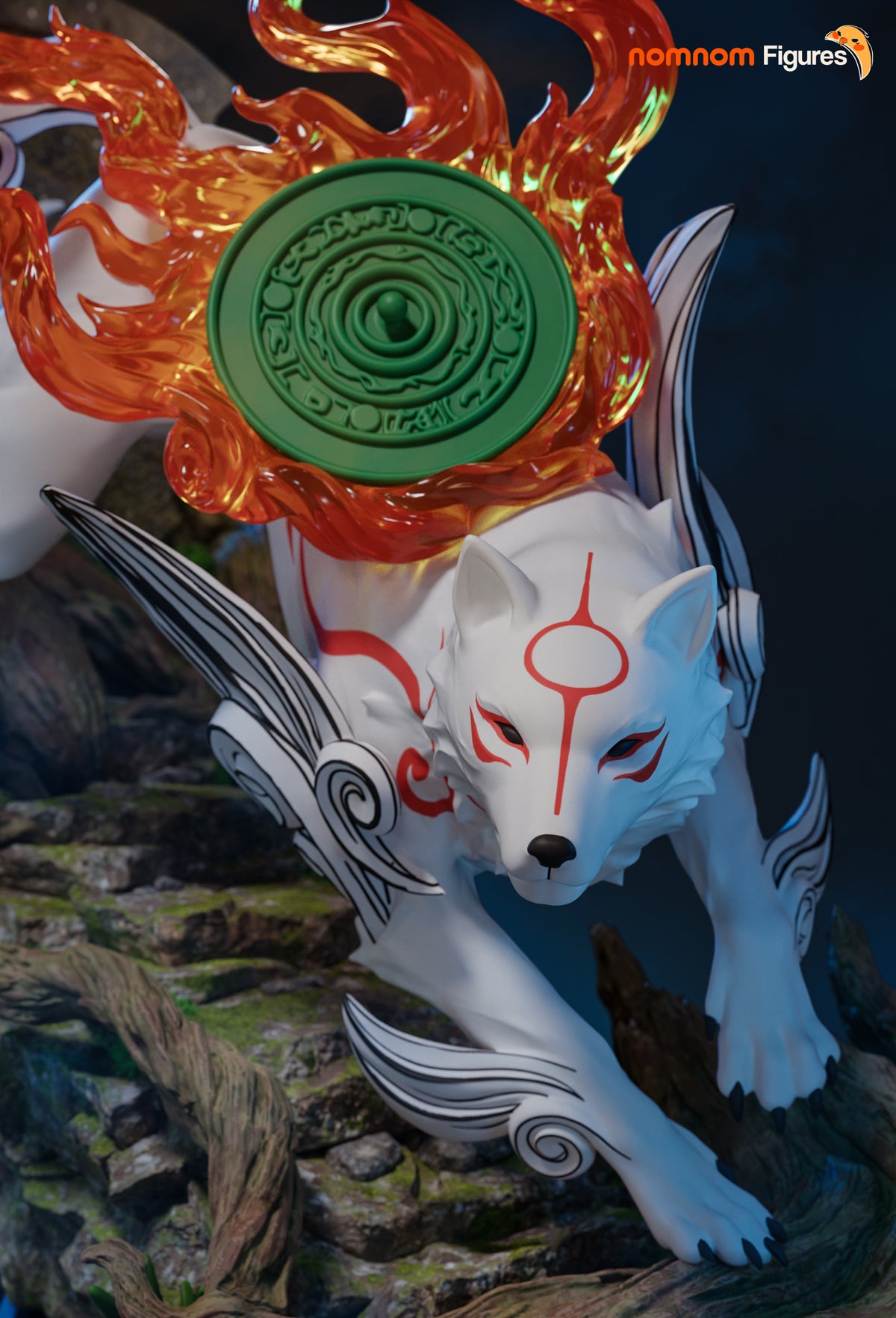 White Wolf Sun God resin garage kit - product image by NomNom Figures