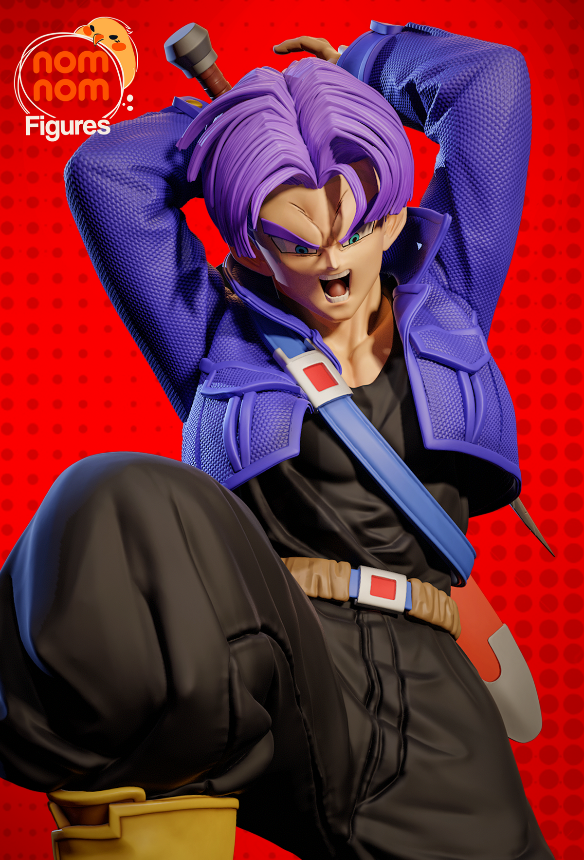 Future Swordsman resin garage kit - product image by NomNom Figures