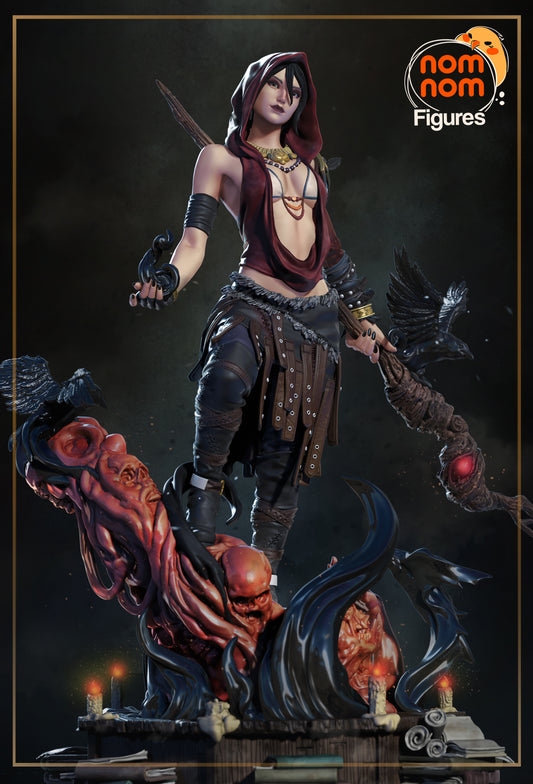 Swamp Witch resin garage kit - product image by NomNom Figures