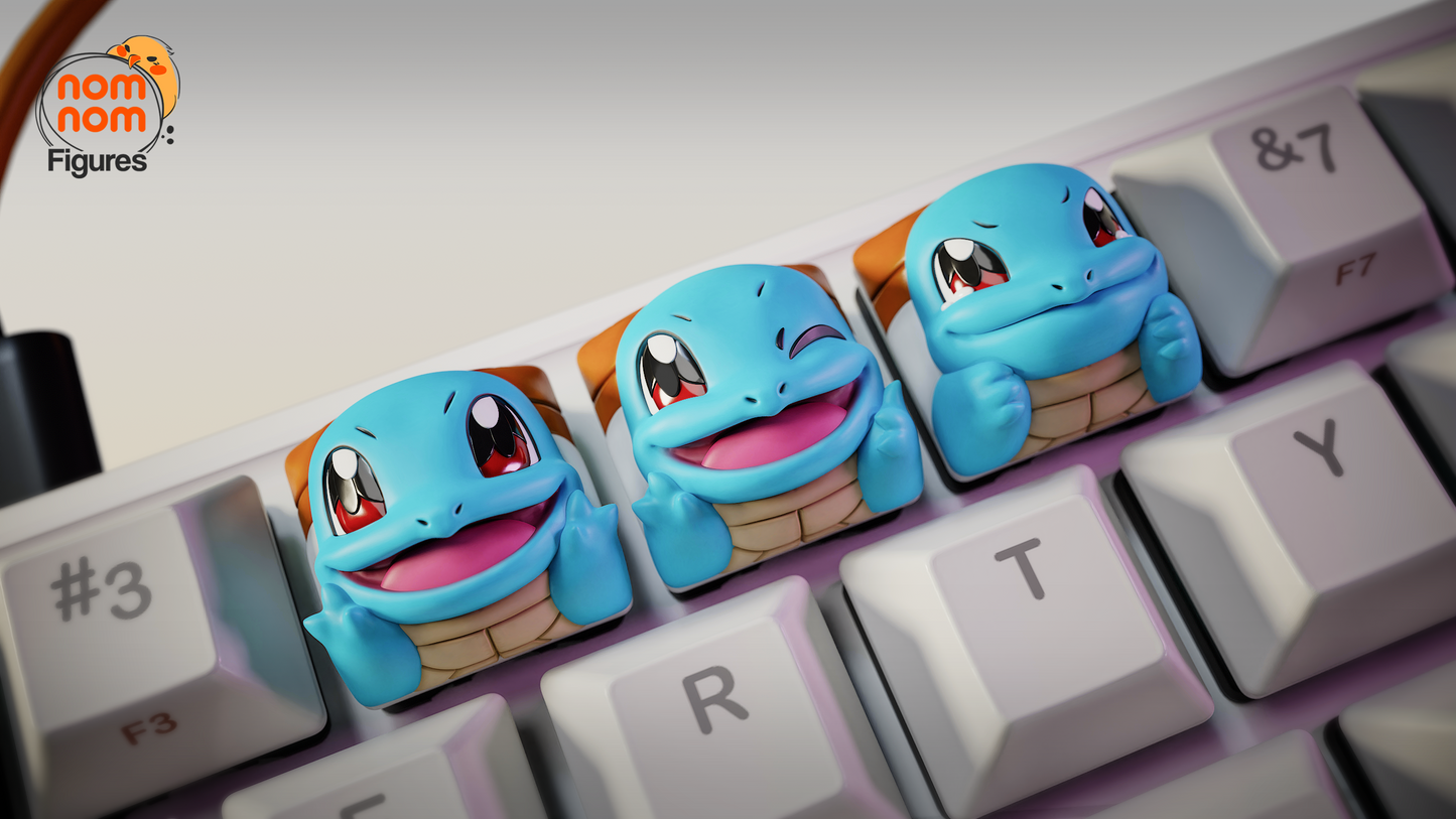 Aqua Tortoise Key Caps