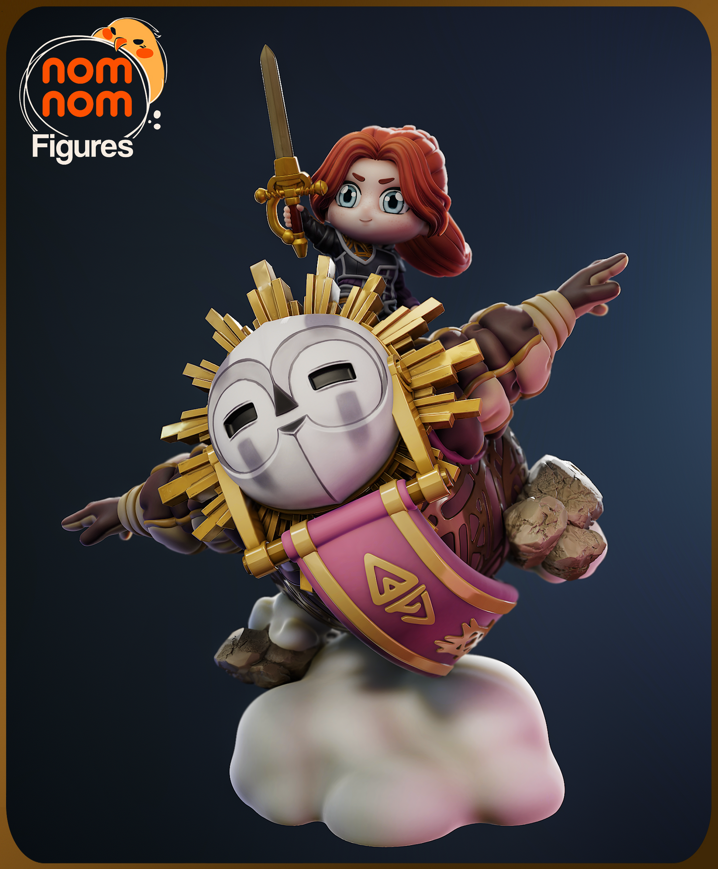 Chibi Divine Being and Fencer