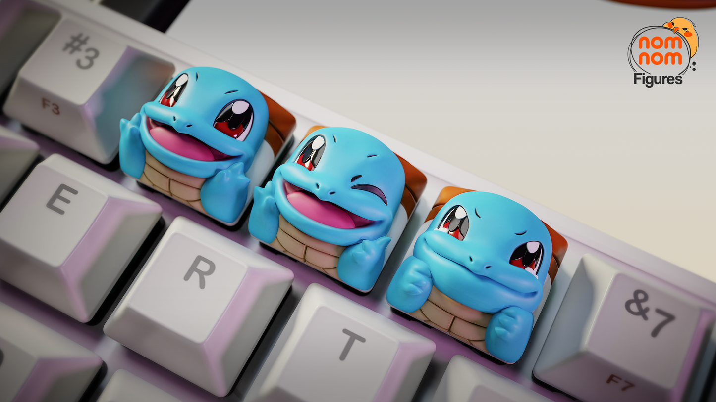 Aqua Tortoise Key Caps