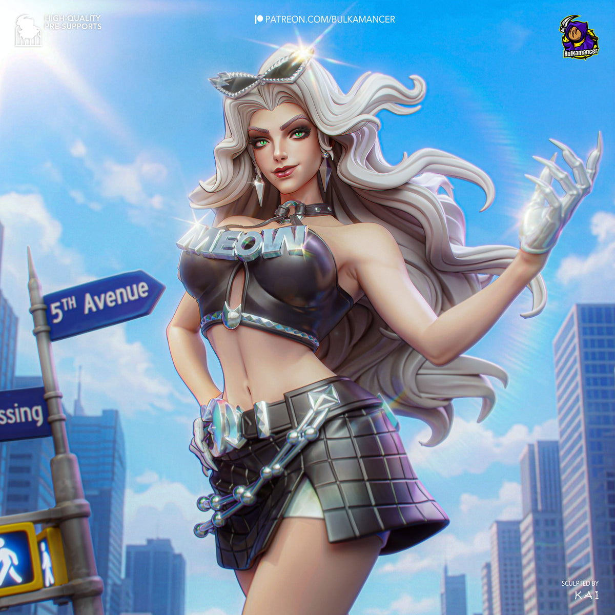 Glamorous Thief resin garage kit - product image by Bulkamancer Sculpts