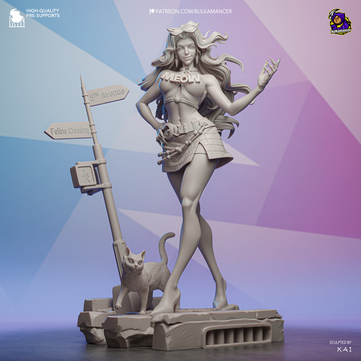 Glamorous Thief resin garage kit - product image by Bulkamancer Sculpts