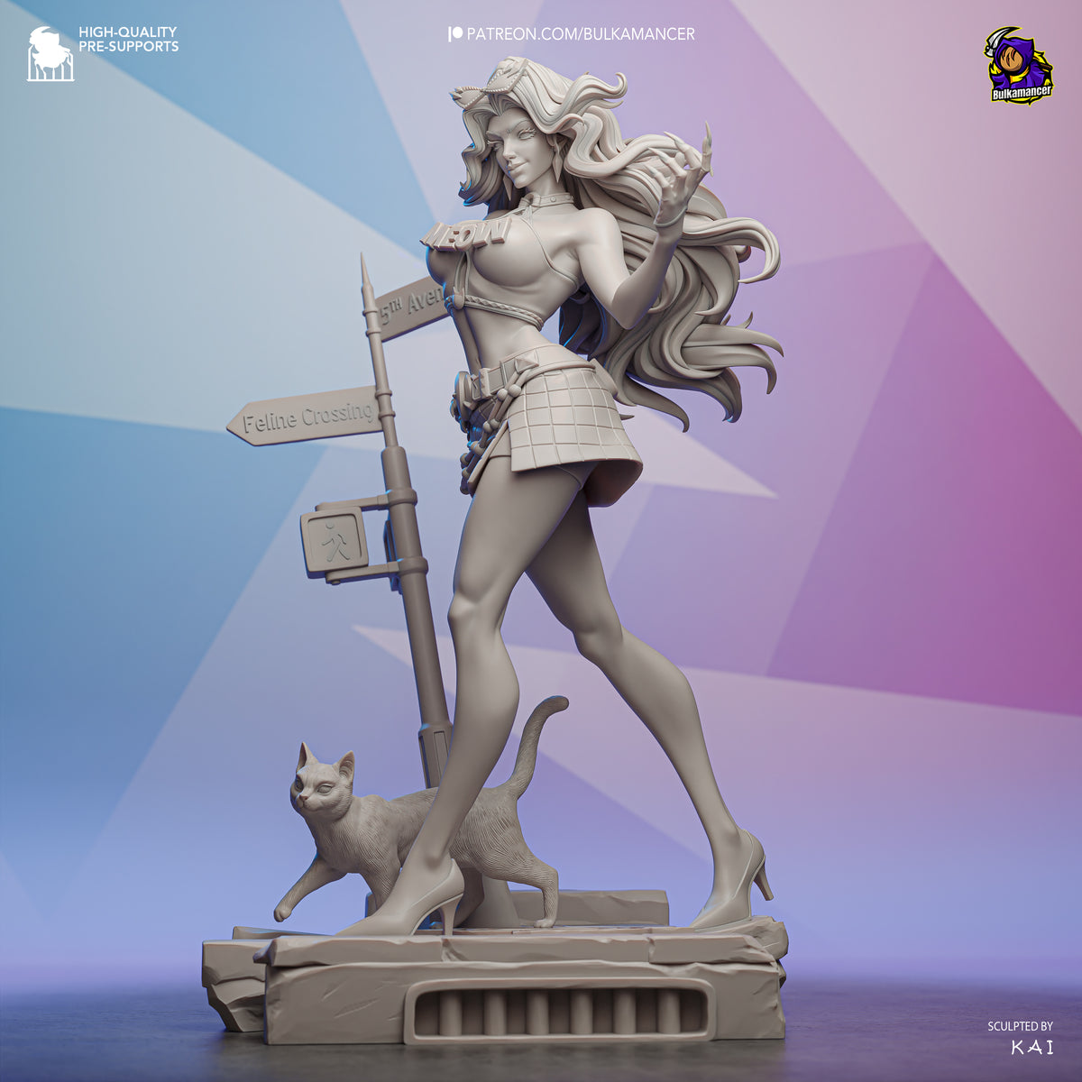 Glamorous Thief resin garage kit - product image by Bulkamancer Sculpts