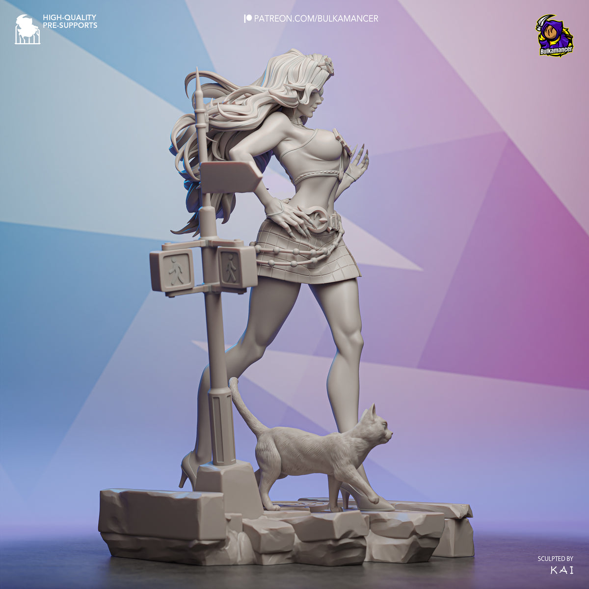 Glamorous Thief resin garage kit - product image by Bulkamancer Sculpts