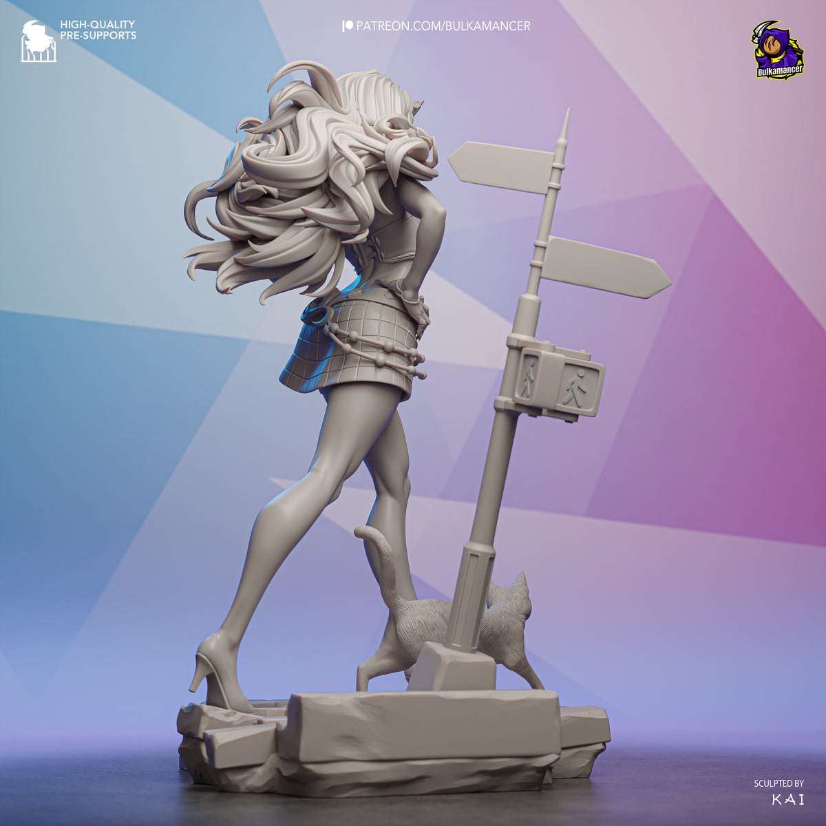 Glamorous Thief resin garage kit - product image by Bulkamancer Sculpts