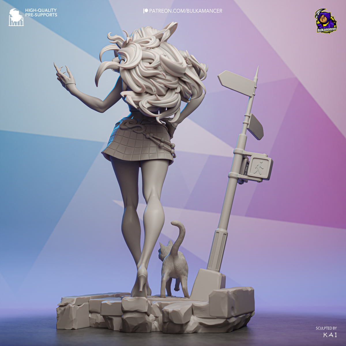 Glamorous Thief resin garage kit - product image by Bulkamancer Sculpts