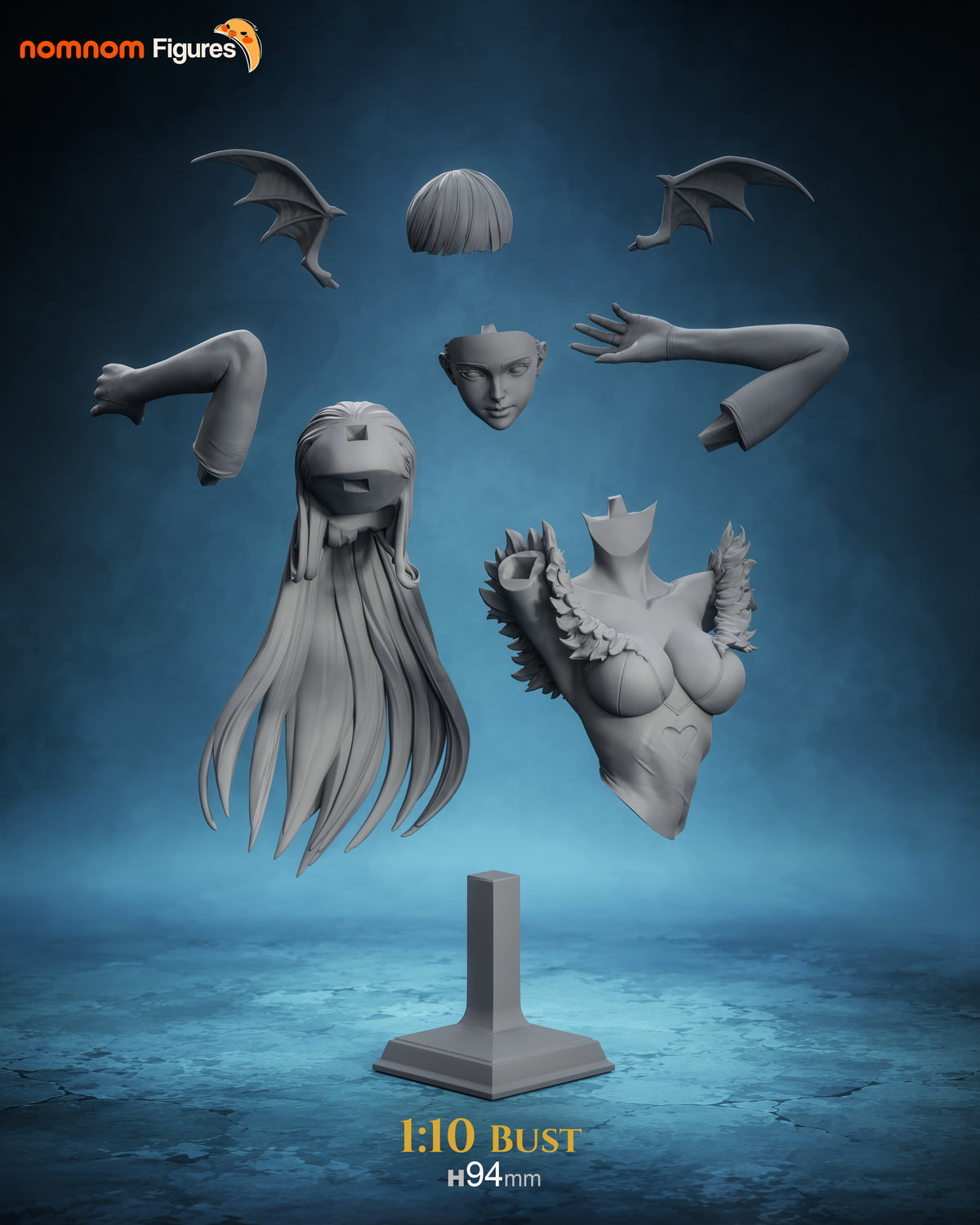 Legendary Succubus resin garage kit - product image by NomNom Figures
