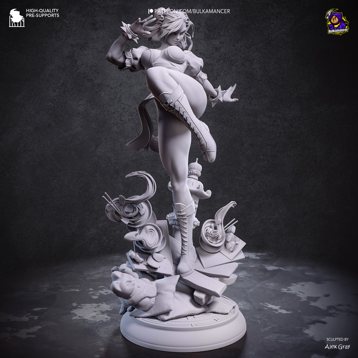 Chinese Agent Enforcer resin garage kit - product image by Bulkamancer Sculpts