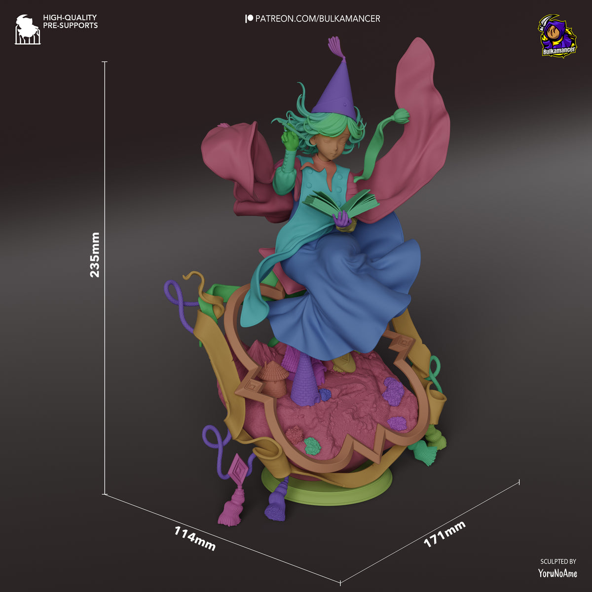 Pointed-Hat Apprentice resin garage kit - product image by Bulkamancer Sculpts