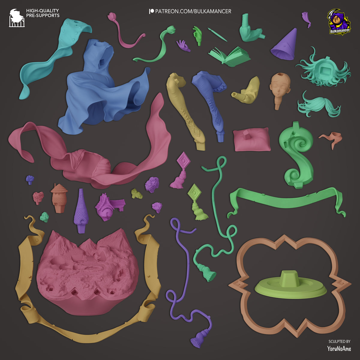 Pointed-Hat Apprentice resin garage kit - product image by Bulkamancer Sculpts