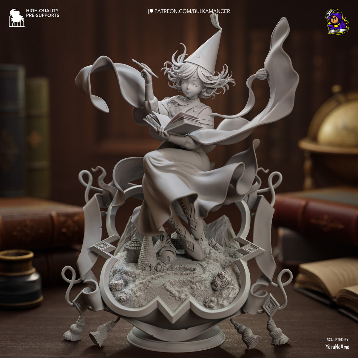Pointed-Hat Apprentice resin garage kit - product image by Bulkamancer Sculpts