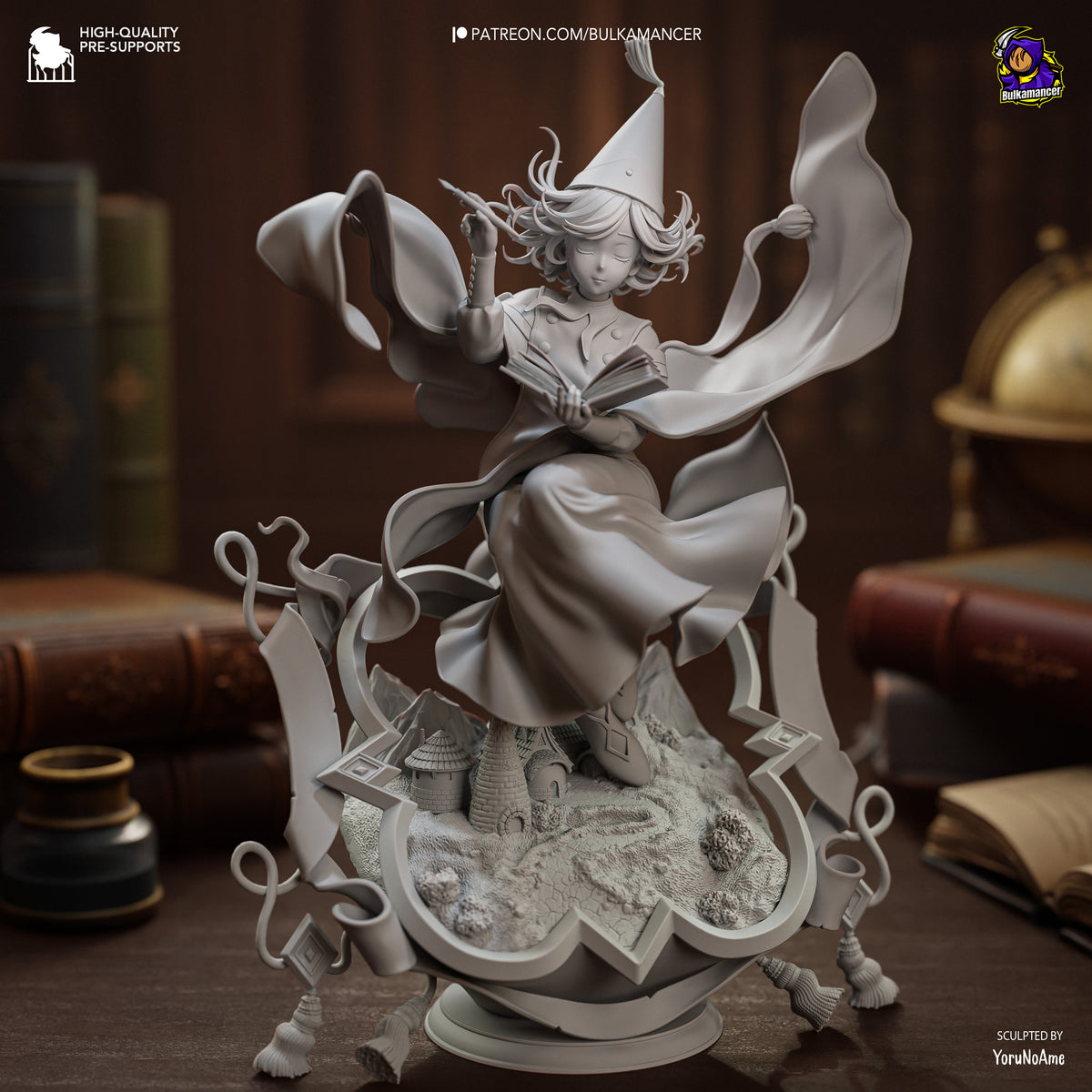 Pointed-Hat Apprentice resin garage kit - product image by Bulkamancer Sculpts