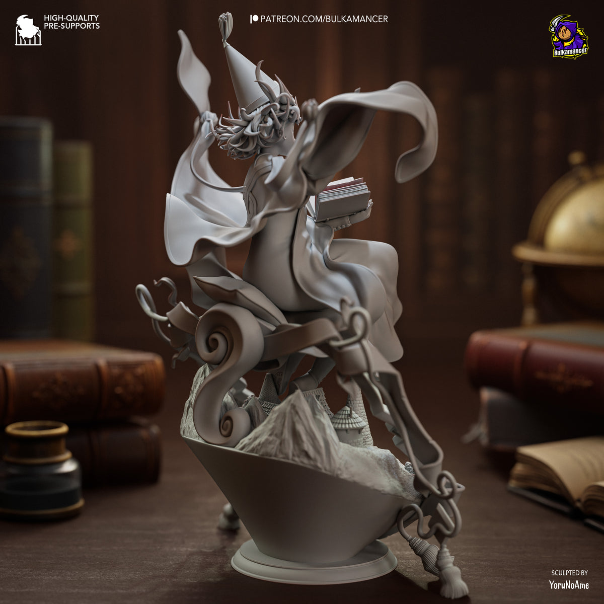 Pointed-Hat Apprentice resin garage kit - product image by Bulkamancer Sculpts